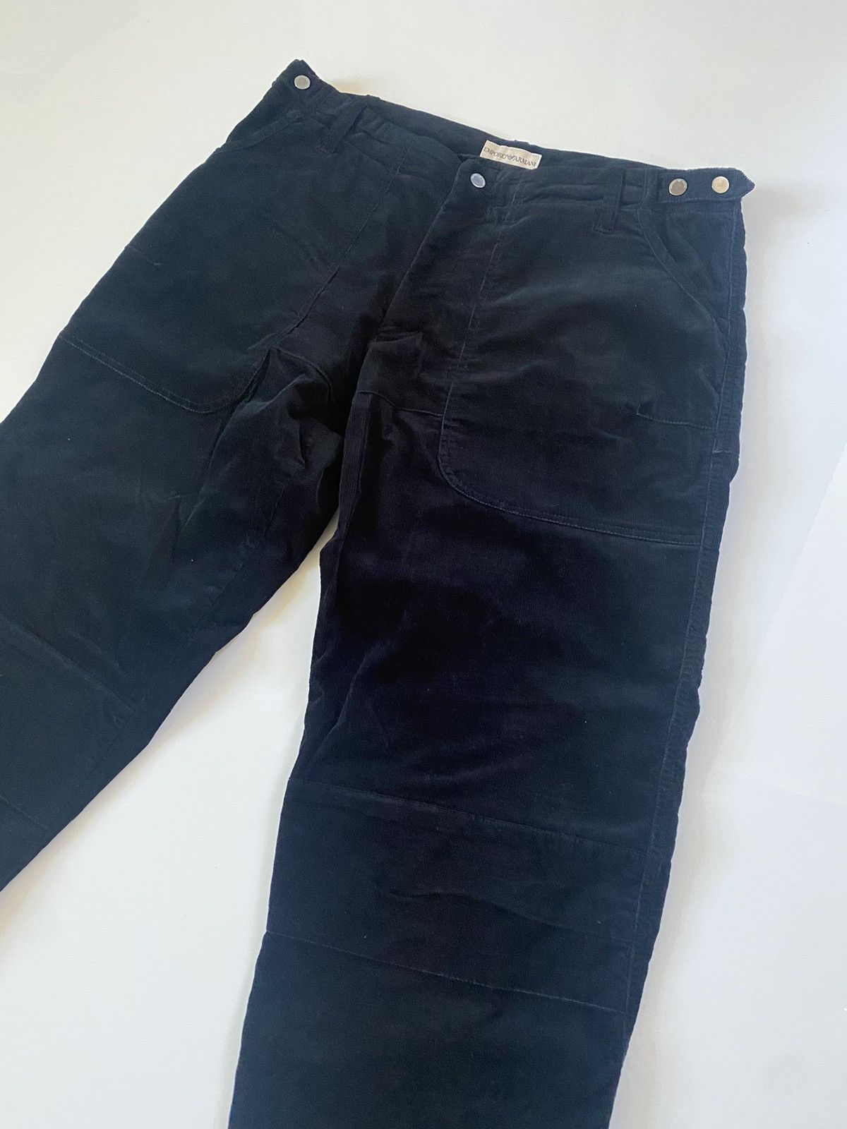Armani Vintage Corduroy Double Knee Work Pants Size US 34 / EU 50 - 3 Thumbnail