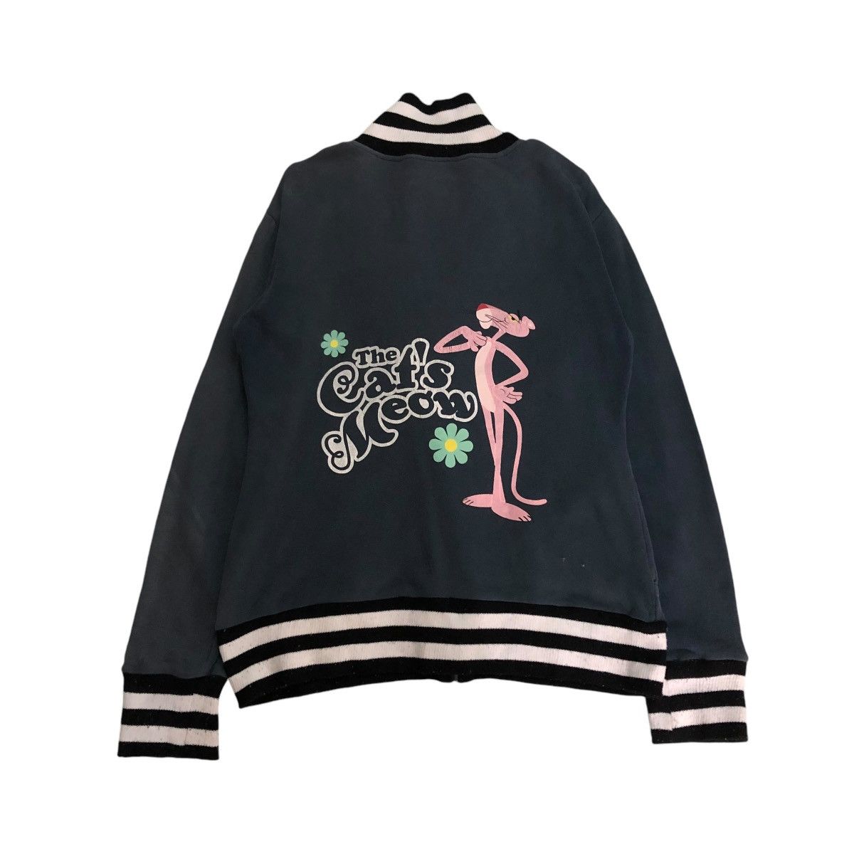 Cartoon Network 🔥VINTAGE BOMBER JACKET BIKER PINK PANTHER Size US L / EU 52-54 / 3 - 1 Thumbnail