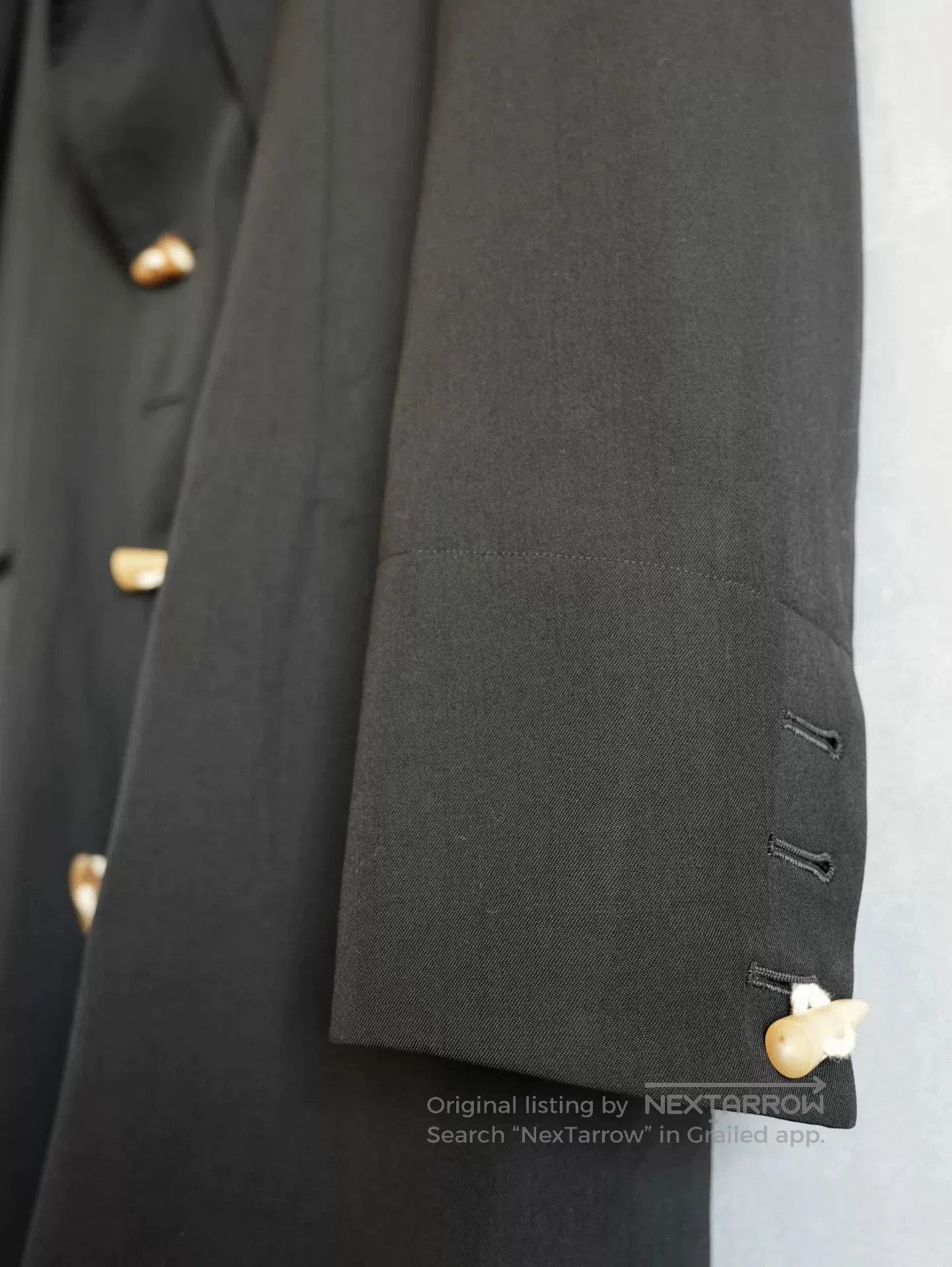 Yohji Yamamoto black double. Size US M / EU 48-50 / 2 - 7 Thumbnail