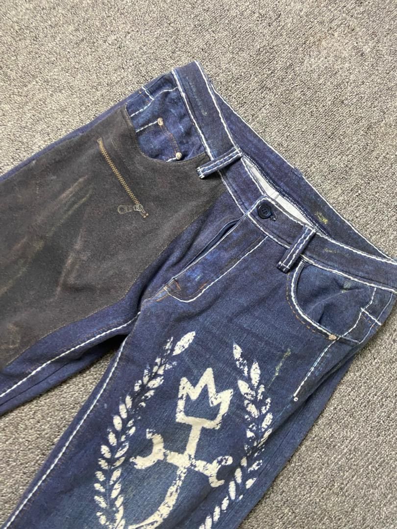 Jean Charles De Castelbajac Castelbajac Street Fashion Style Cotton Denim Pants (194) Size US 30 / EU 46 - 9 Thumbnail