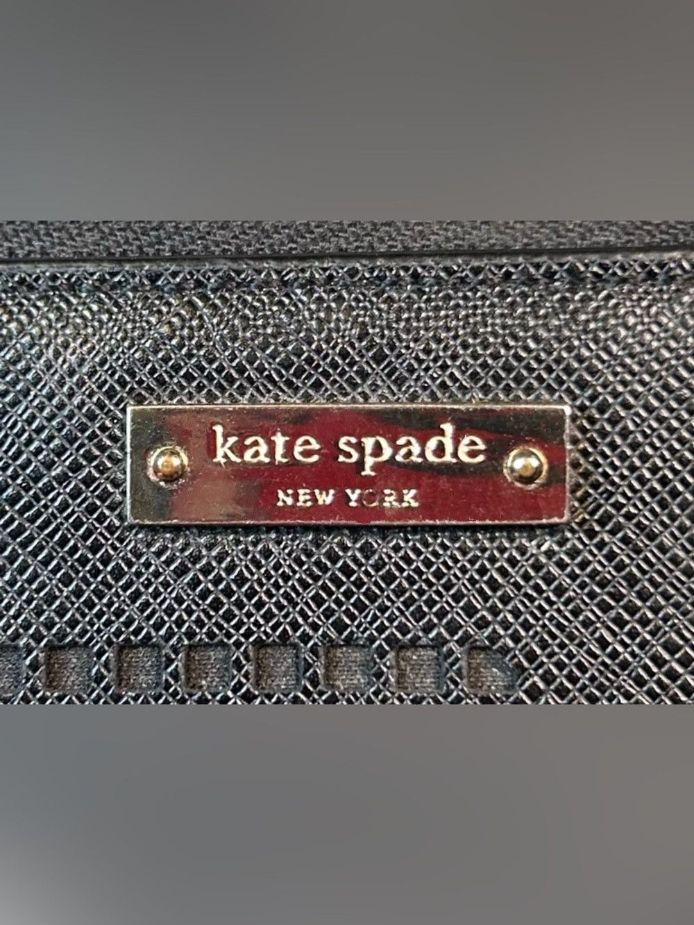 Kate Spade Kate Spade New York Black Roses Perforated Wristlet Wallet Size ONE SIZE - 2 Thumbnail