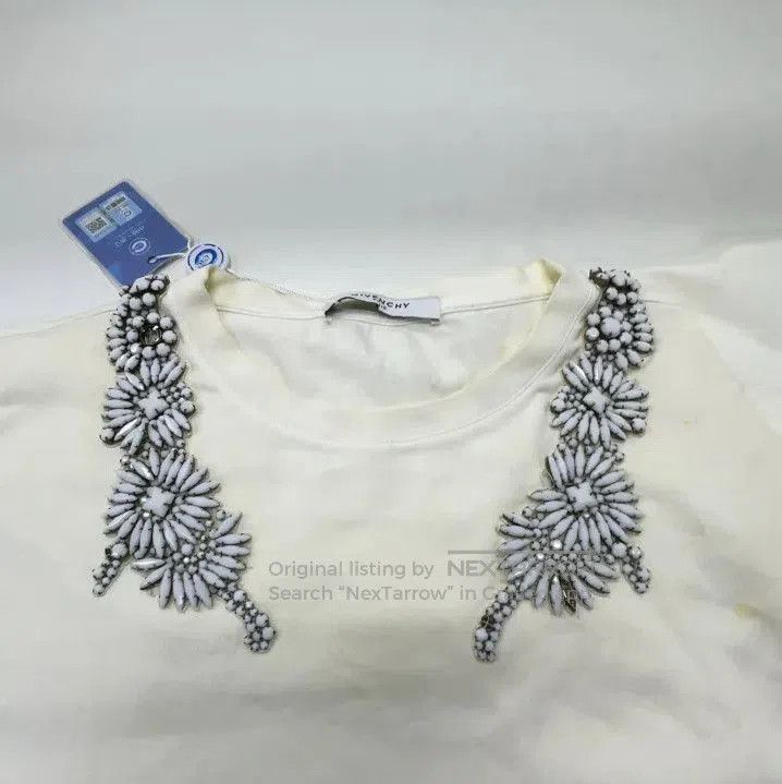 Givenchy Givenchy Embroidered Collar Short Sleeve Shirt. Size US S / EU 44-46 / 1 - 2 Thumbnail