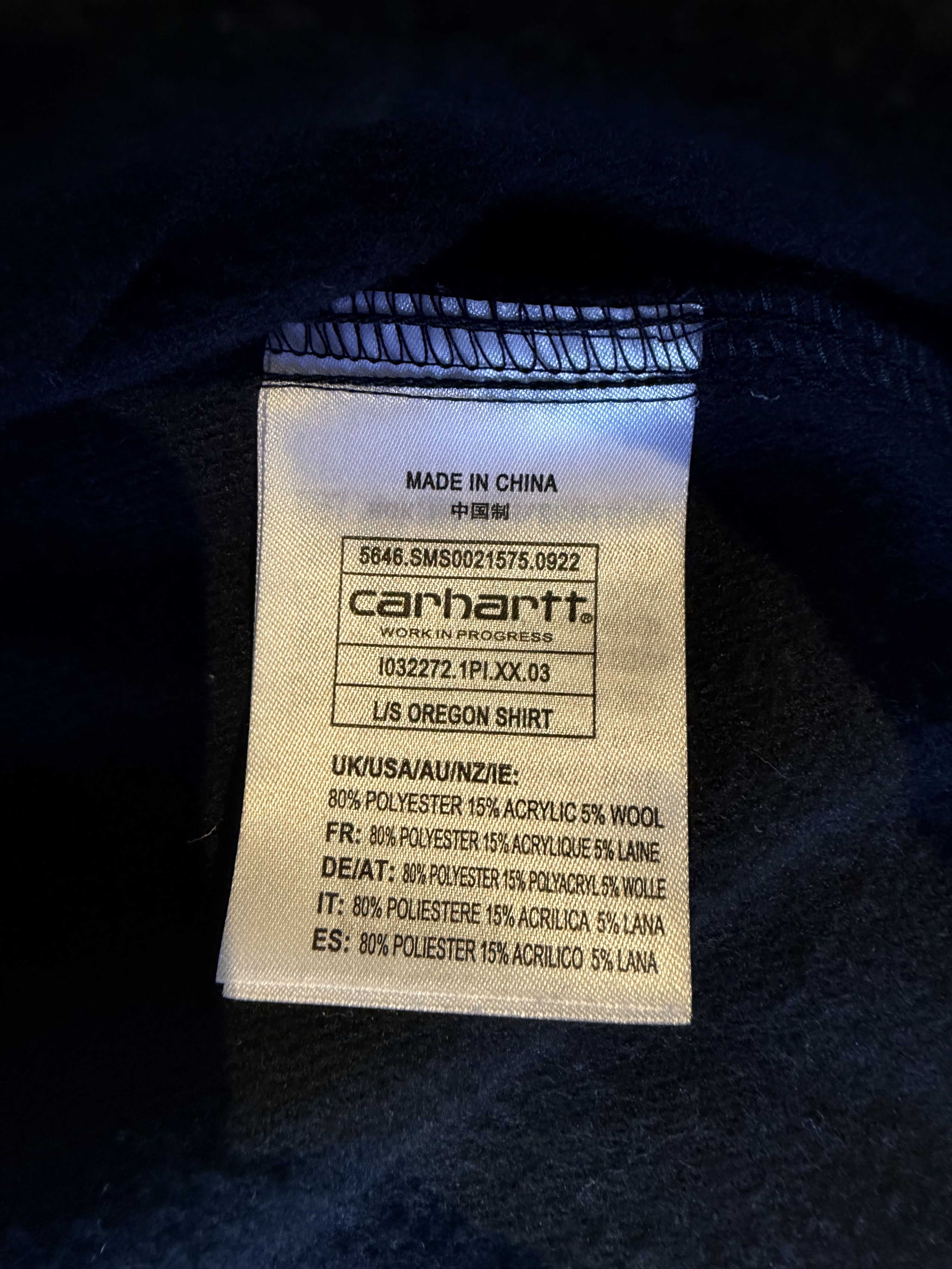 Carhartt Wip Oregeon Stripe Shirt Size US M / EU 48-50 / 2 - 4 Thumbnail