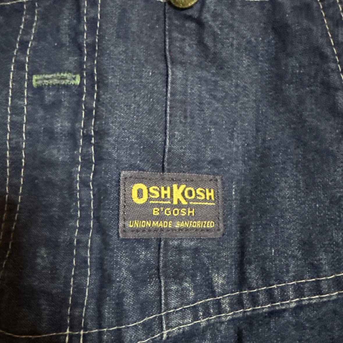 Oshkosh OshKosh B'gosh Union USA Sanforized Vestbak Denim Overalls Size US 44 / EU 60 - 3 Thumbnail