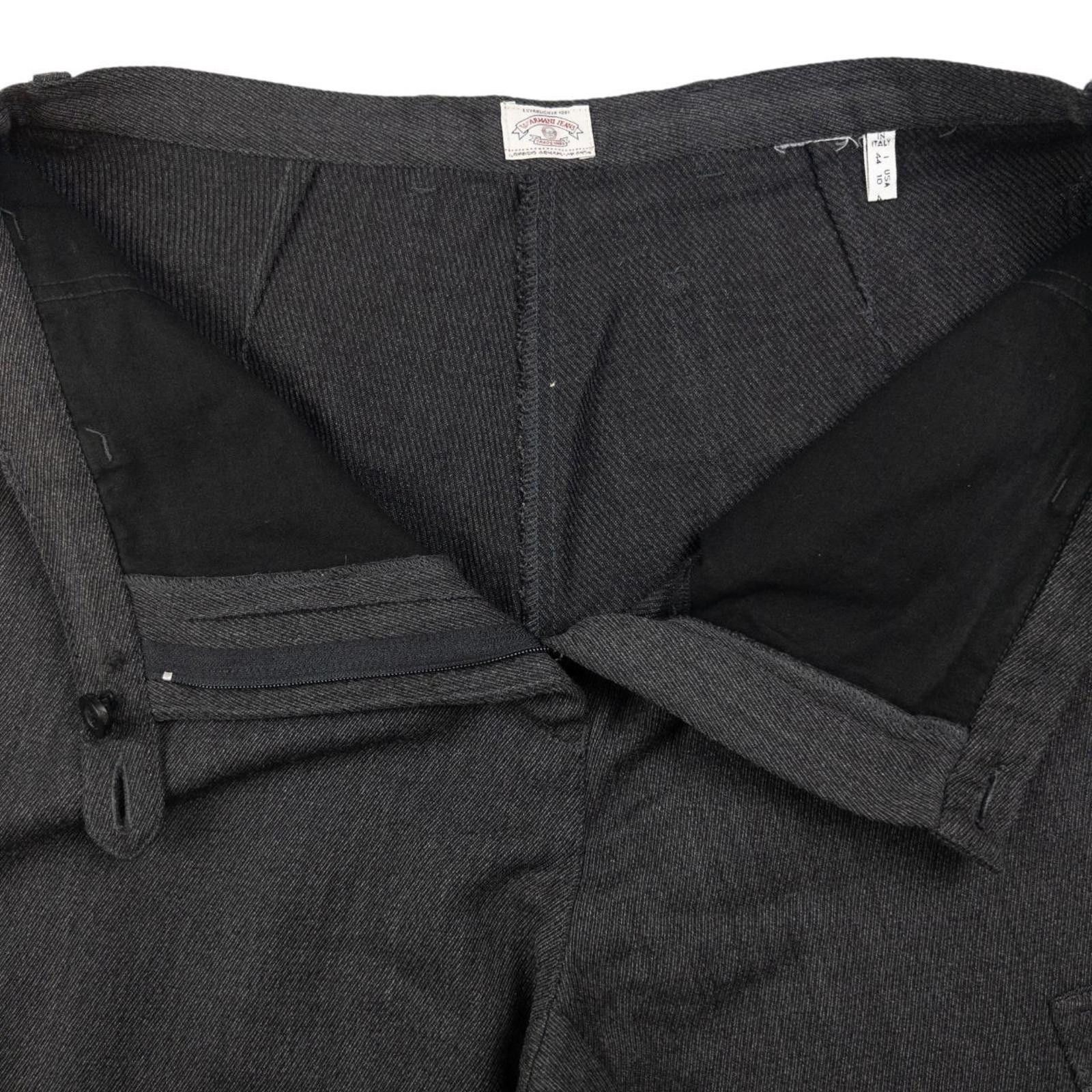 Designer Vintage Armani Jeans Trousers Womens Size W31 Size 32" / US 10 / IT 46 - 5 Thumbnail