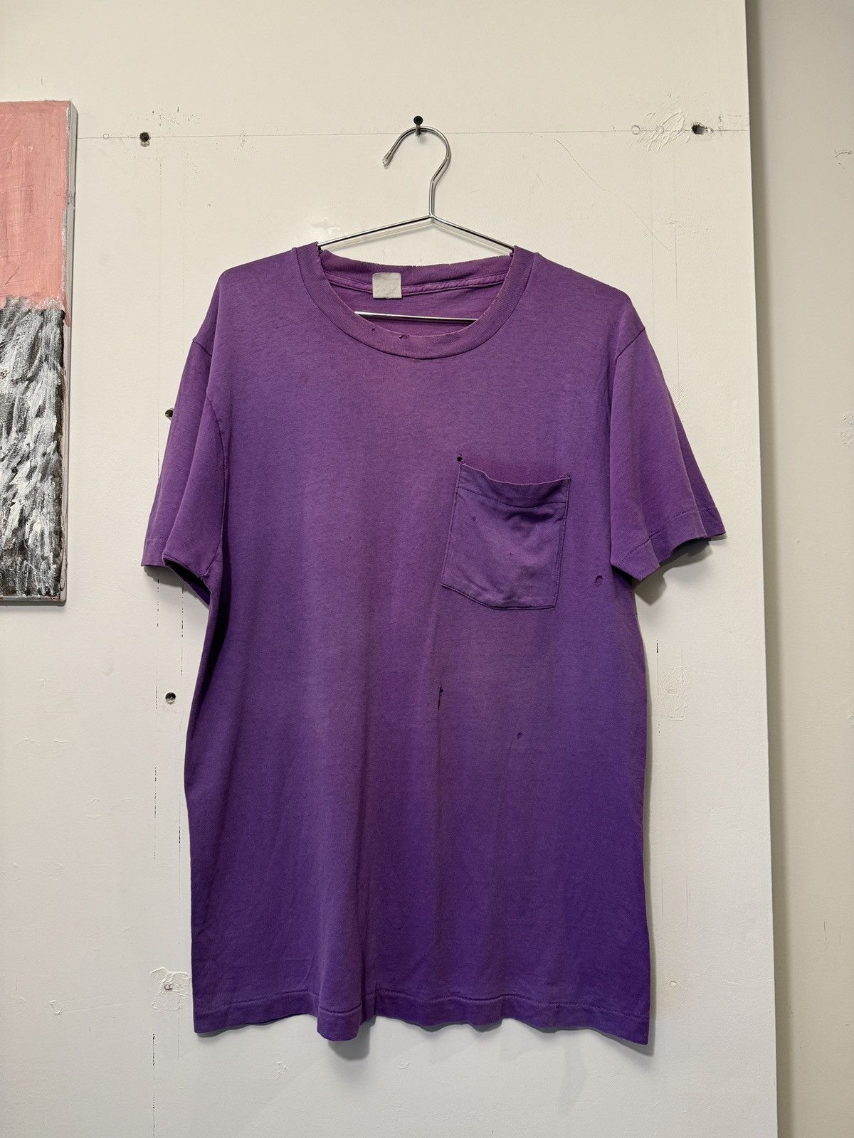 Vintage 70s Thrashed Faded Distressed Paper Thin Shirt ERD Grunge Size US XL / EU 56 / 4 - 1 Thumbnail