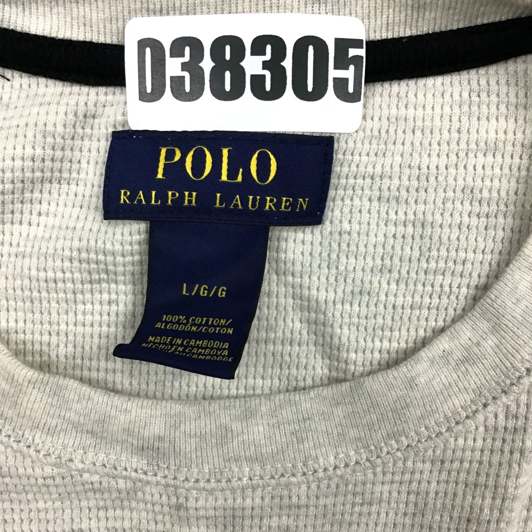 Polo Ralph Lauren Polo Ralph Lauren Sweater Polo Ralph Lauren Crew Neck Beig e Cotton Knit Pullover Thermal L Logo Mens Regular Large Size US L / EU 52-54 / 3 - 7 Thumbnail