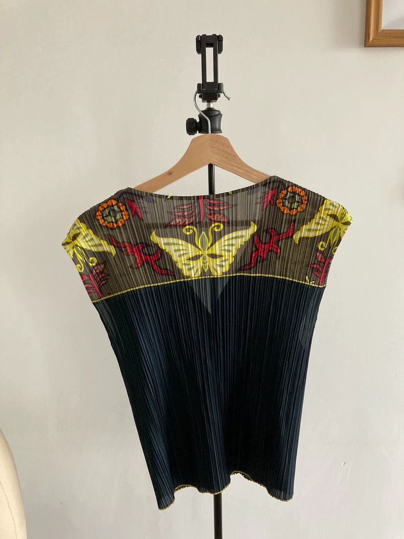 Issey Miyake Issey Miyake size:3 Multicolored pleated vest Size XS / US 0-2 / IT 36-38 - 4 Thumbnail