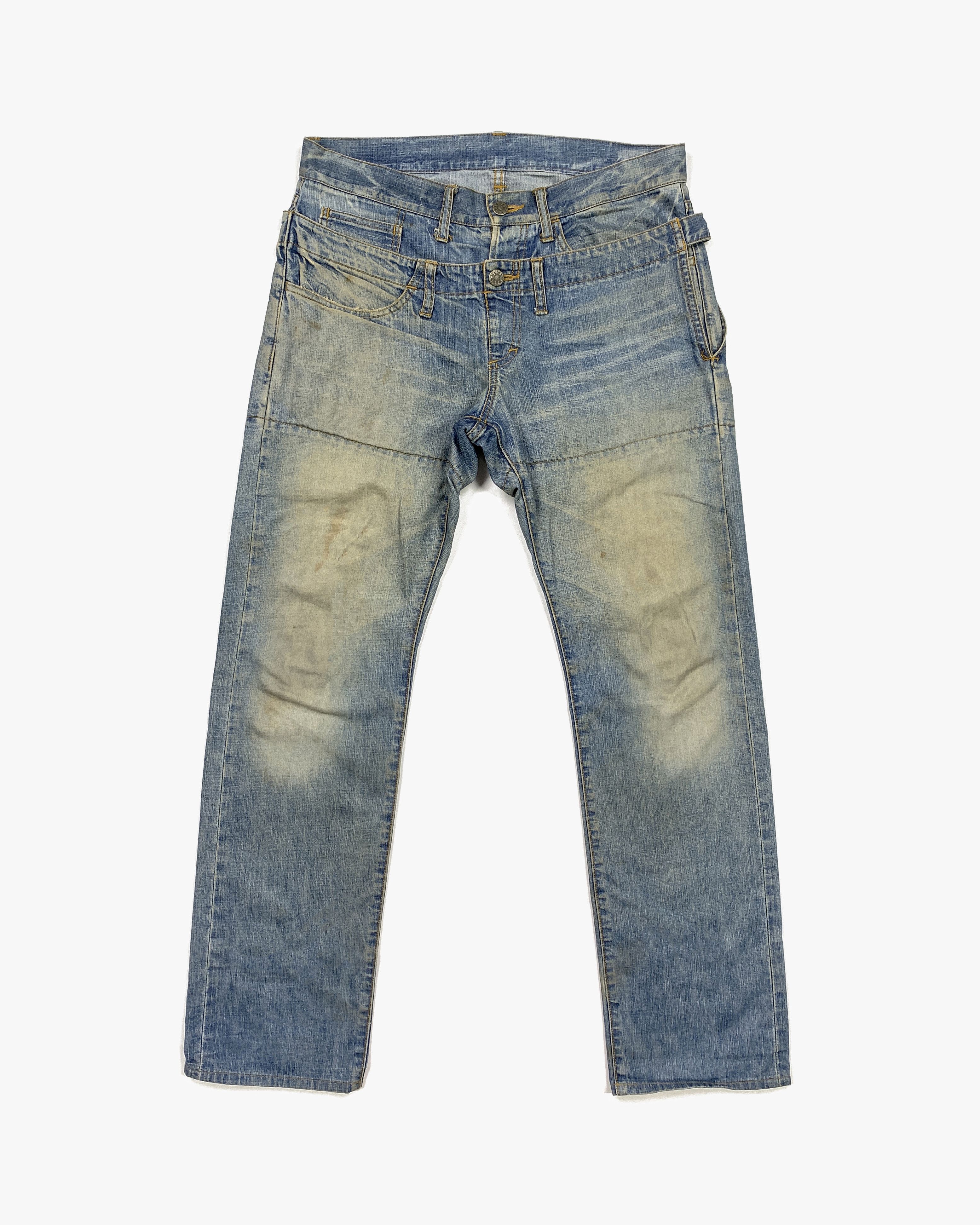 CABANE de ZUCCa Double Waist Jeans Size US 31 - 1 Thumbnail