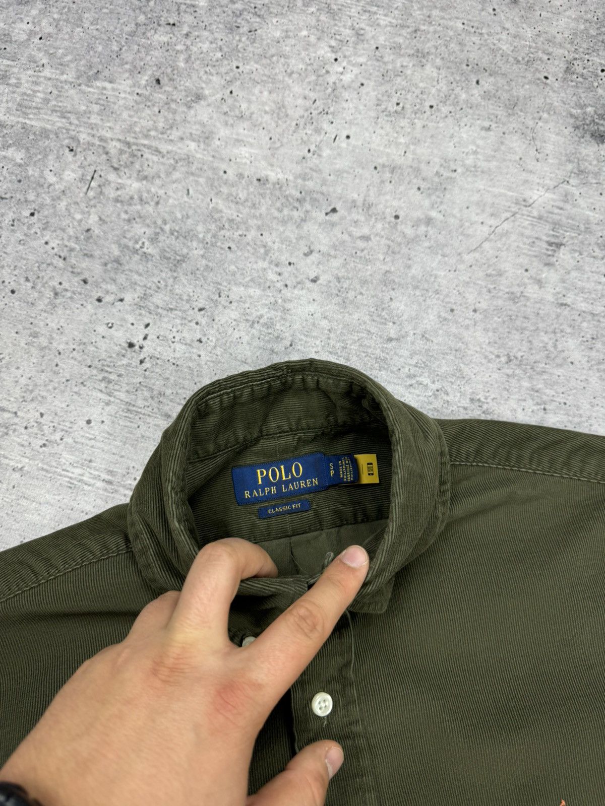 Designer × Polo Ralph Lauren Vintage Y2K Ralph Lauren Corduroy Flannel Shirt Travis Scott Size US S / EU 44-46 / 1 - 10 Thumbnail