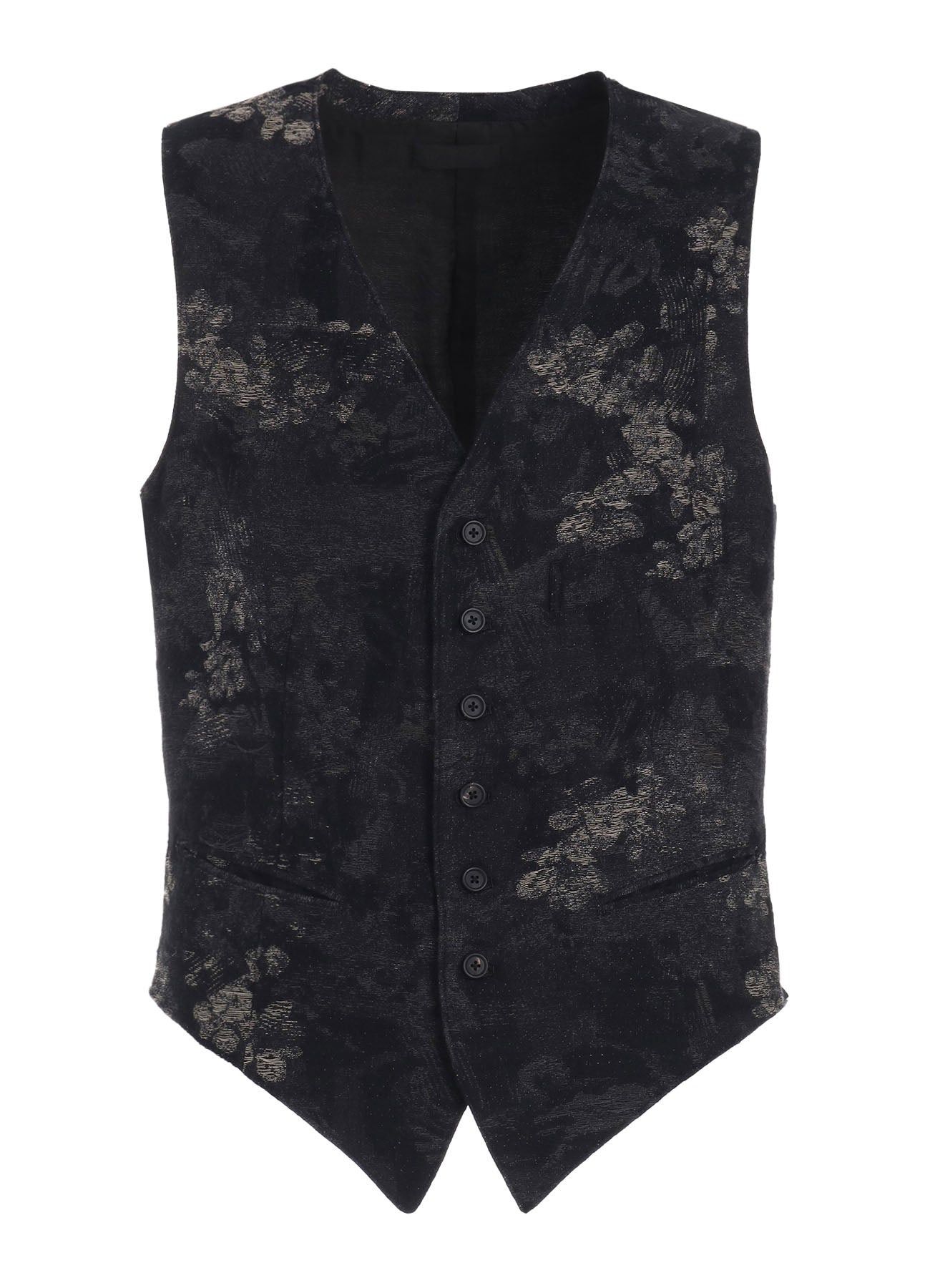 Yohji Yamamoto S'yte Yohji Yamamoto - FADED FLORAL JACQUARD VEST Size US L / EU 52-54 / 3 - 1 Thumbnail