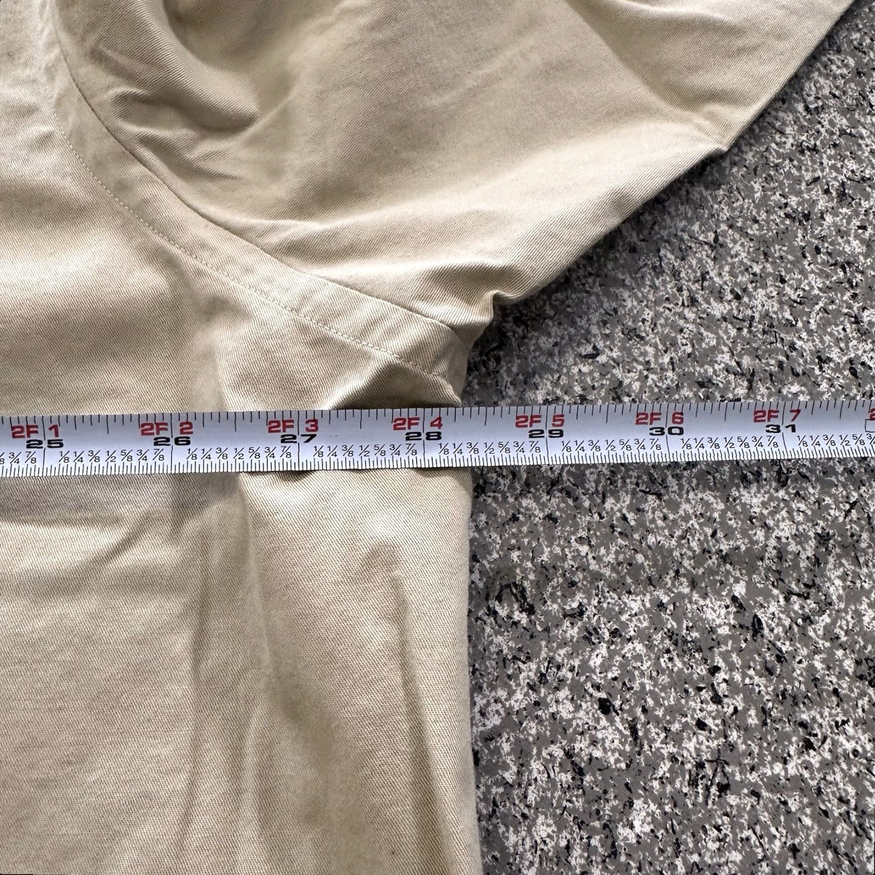 Roundtree & Yorke Roundtree & Yorke Shirt Mens 2XL Long Sleeve Button-Down Easy Care Tan Brown Solid Dress Shirt Men's 2XL Size US XXL / EU 58 / 5 - 4 Thumbnail