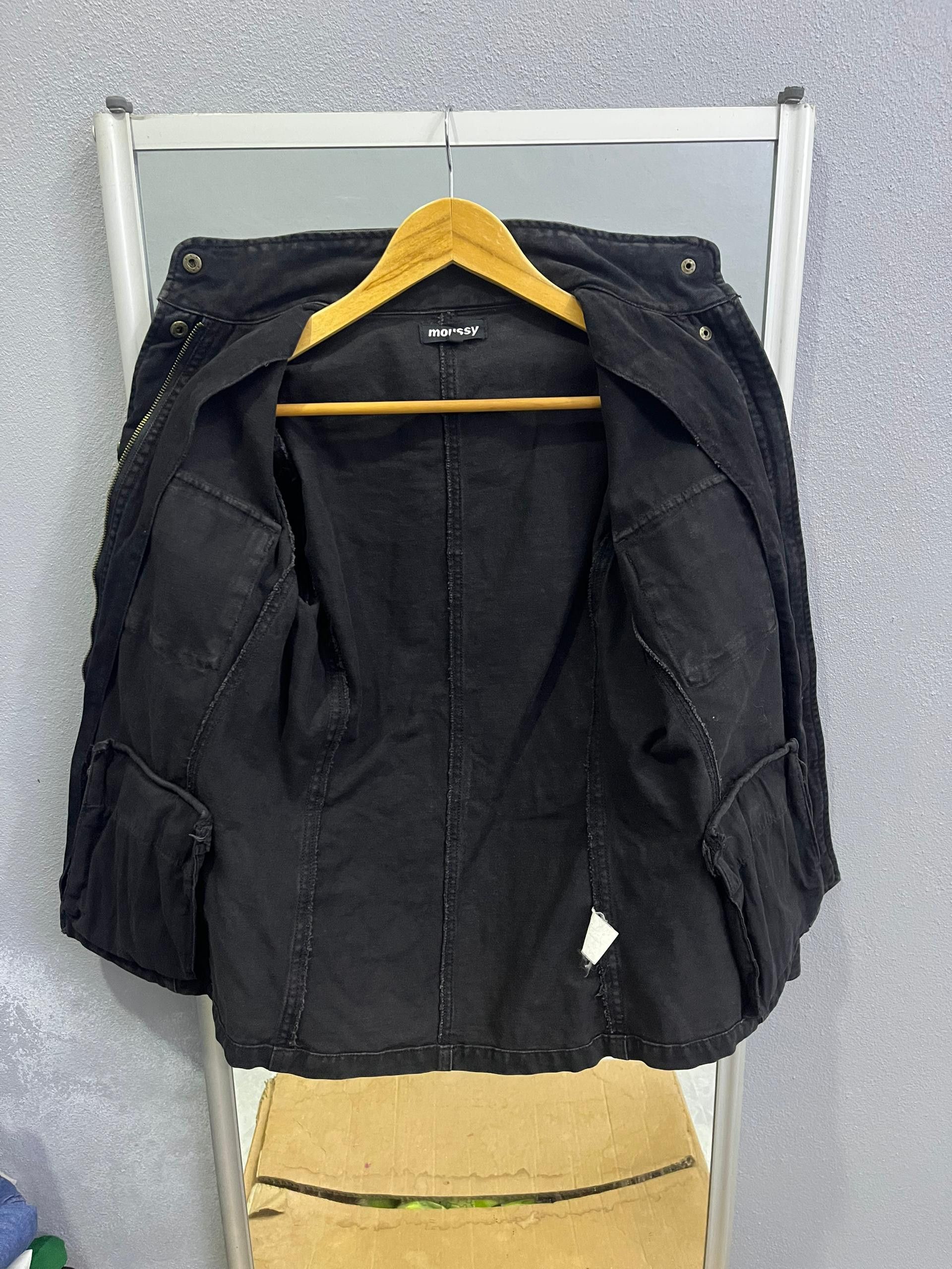 MOUSSY MOUSSY Washed Black Utility Jacket (Women’s M) Size US M / EU 48-50 / 2 - 7 Thumbnail