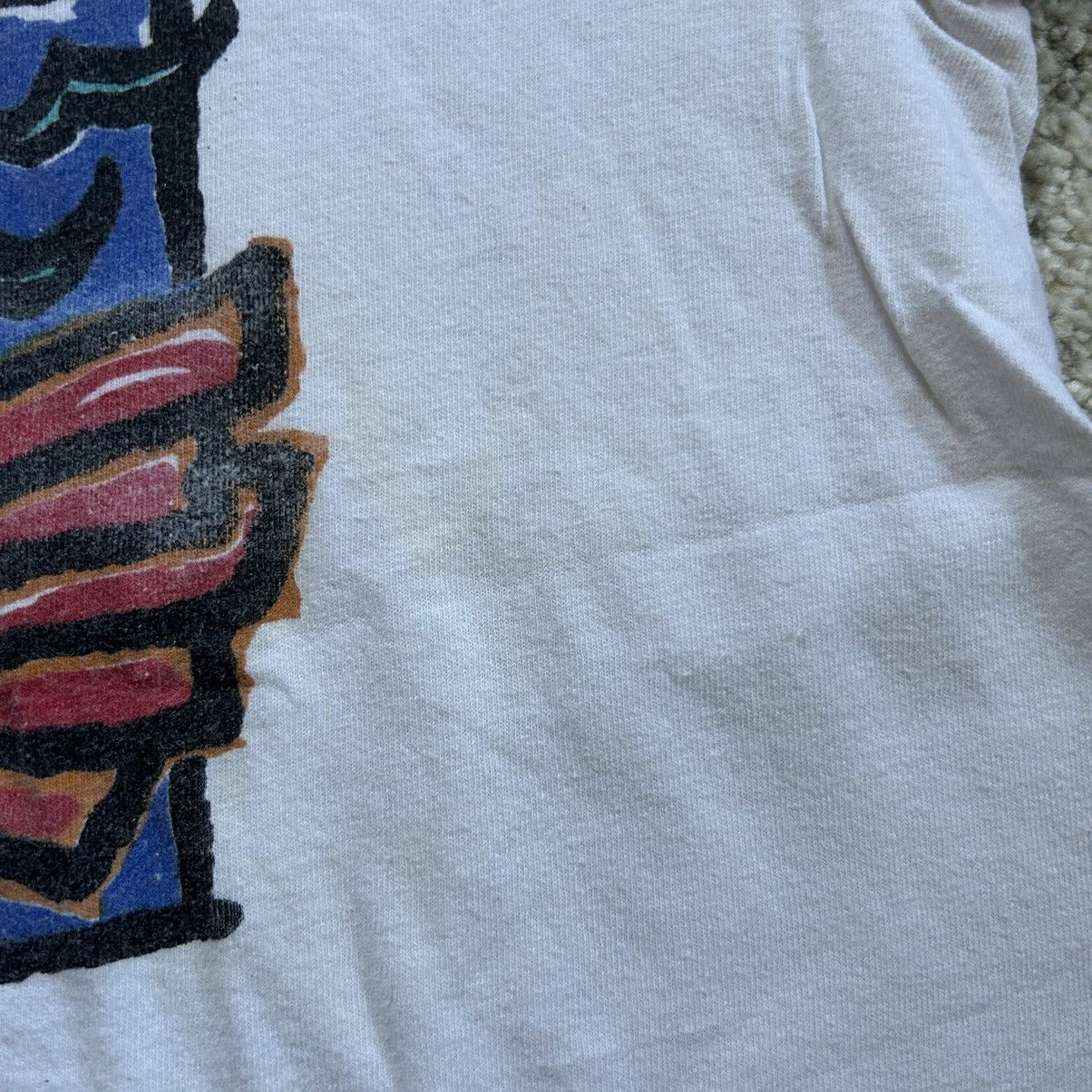 Vintage 90s Roatán Honduras CARTOON LOBSTER WiDE BOXY SOUVENiR TEE Size US L / EU 52-54 / 3 - 3 Thumbnail