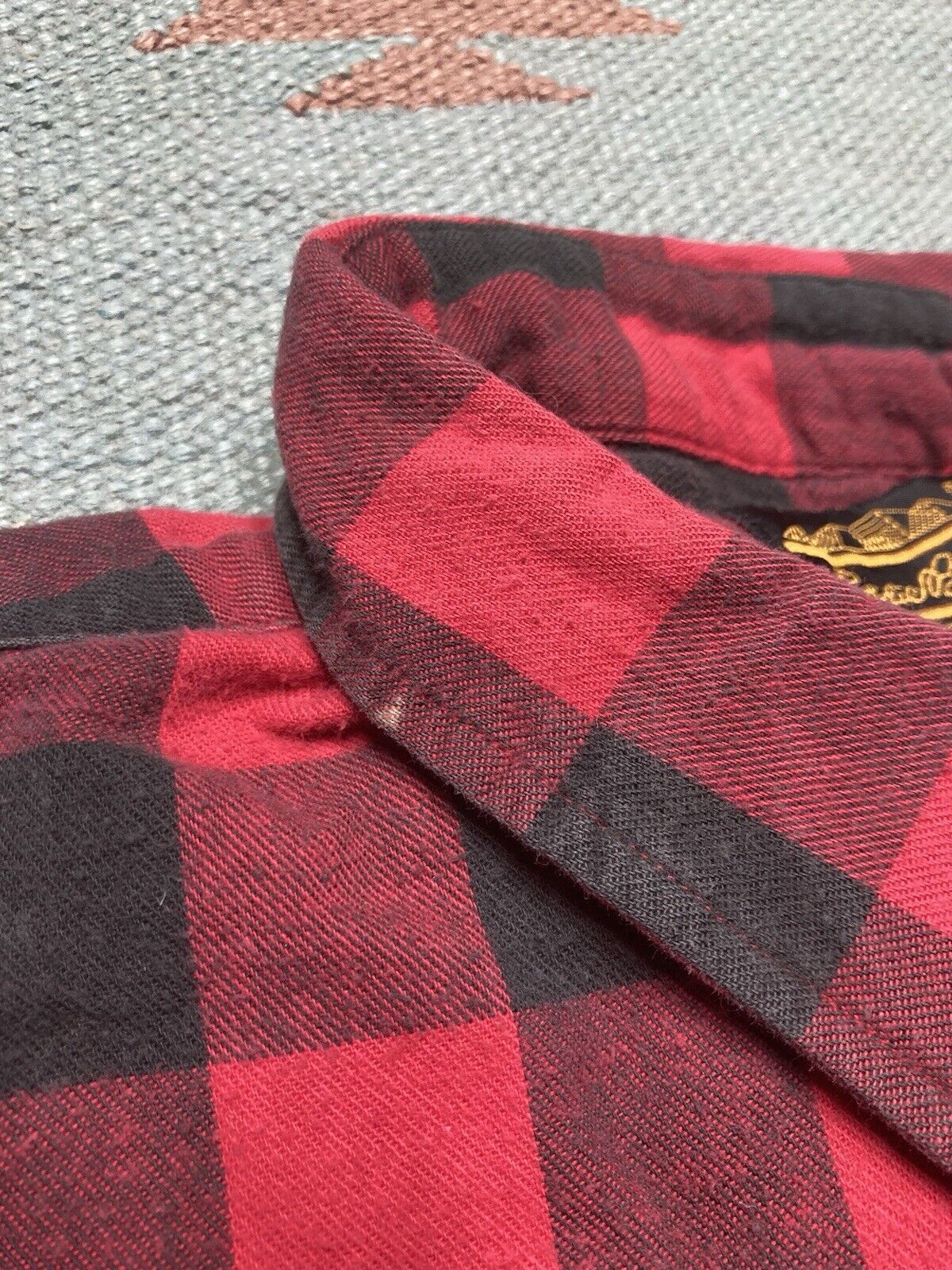 Eddie Bauer × Vintage Eddie Bauer flannel shirt brushed cotton snap buffalo XL Size US XL / EU 56 / 4 - 6 Thumbnail