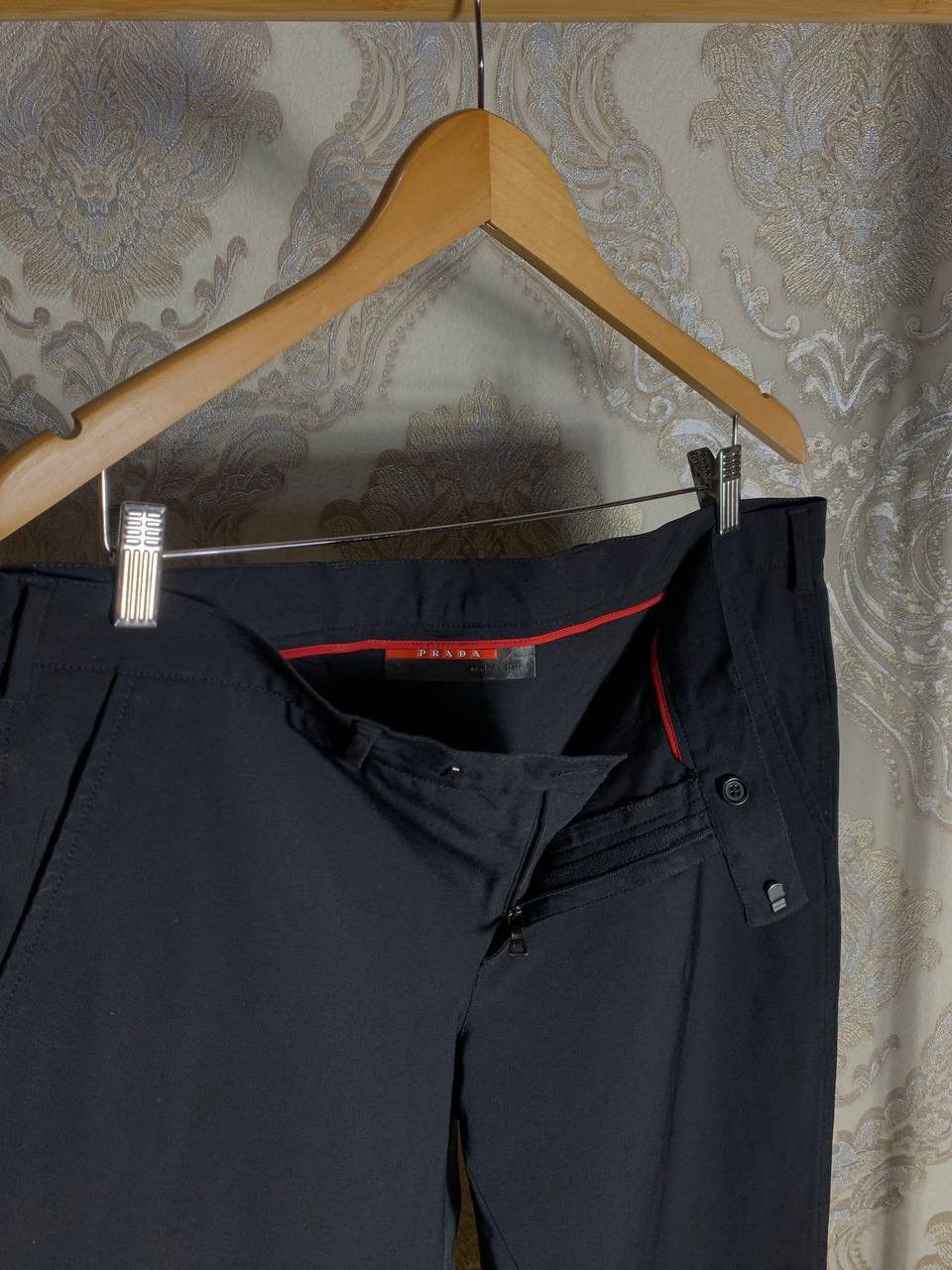 Prada × Vintage VERY RARE PRADA NYLON PANTS ITALIAN DESIGNER LUXURY Y2K 90s Size US 36 / EU 52 - 6 Thumbnail