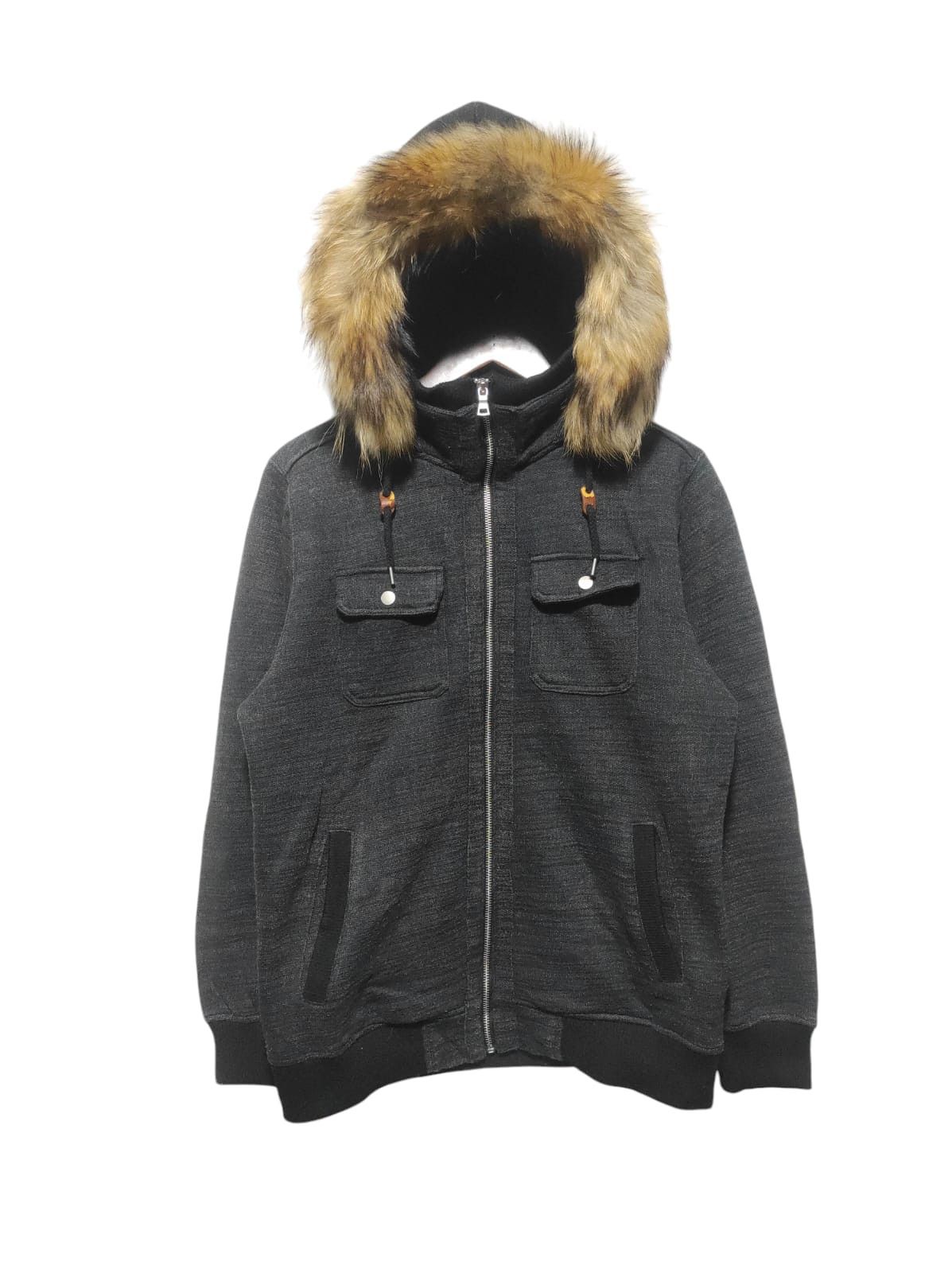Hysteric Glamour Confirm Pocket Zipper Fur Hoodie ifsixwasnine lgb style Size US M / EU 48-50 / 2 - 1 Thumbnail