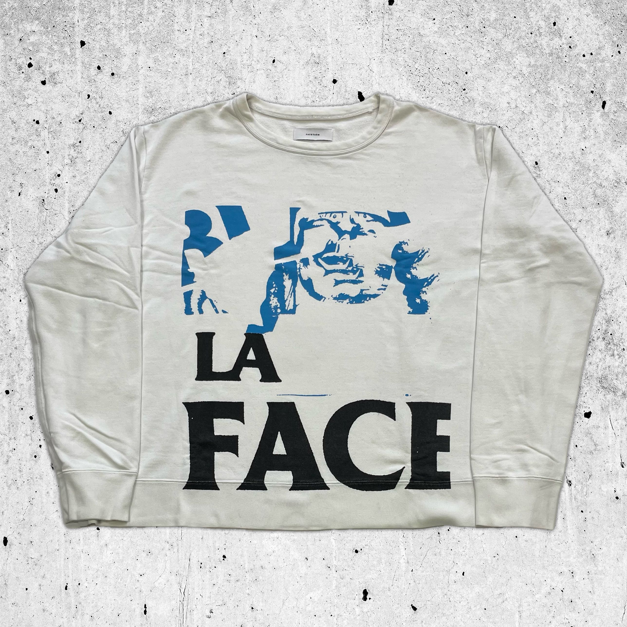 image of Facetasm La Face Sweatshirt in White, Men's (Size XL)