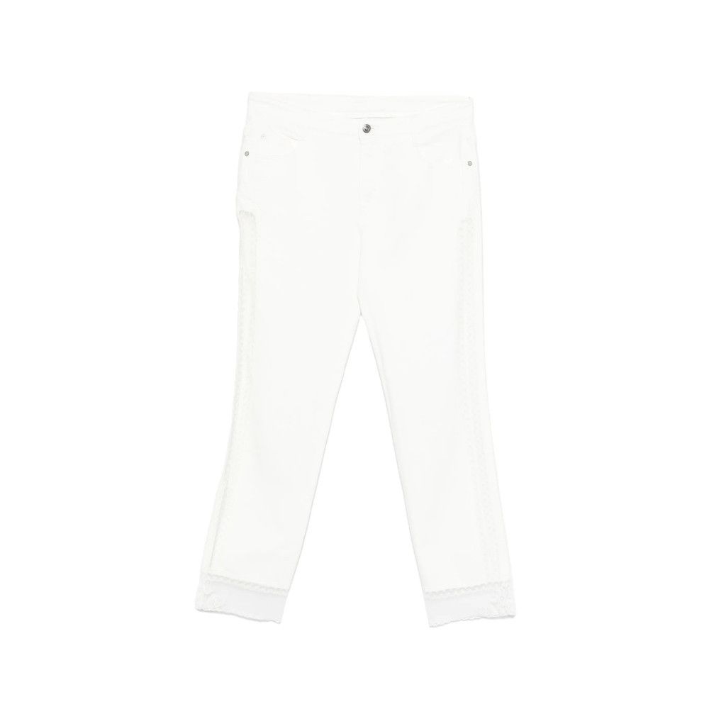 Ermanno Scervino WHITE Denim - Straight-Leg Jeans