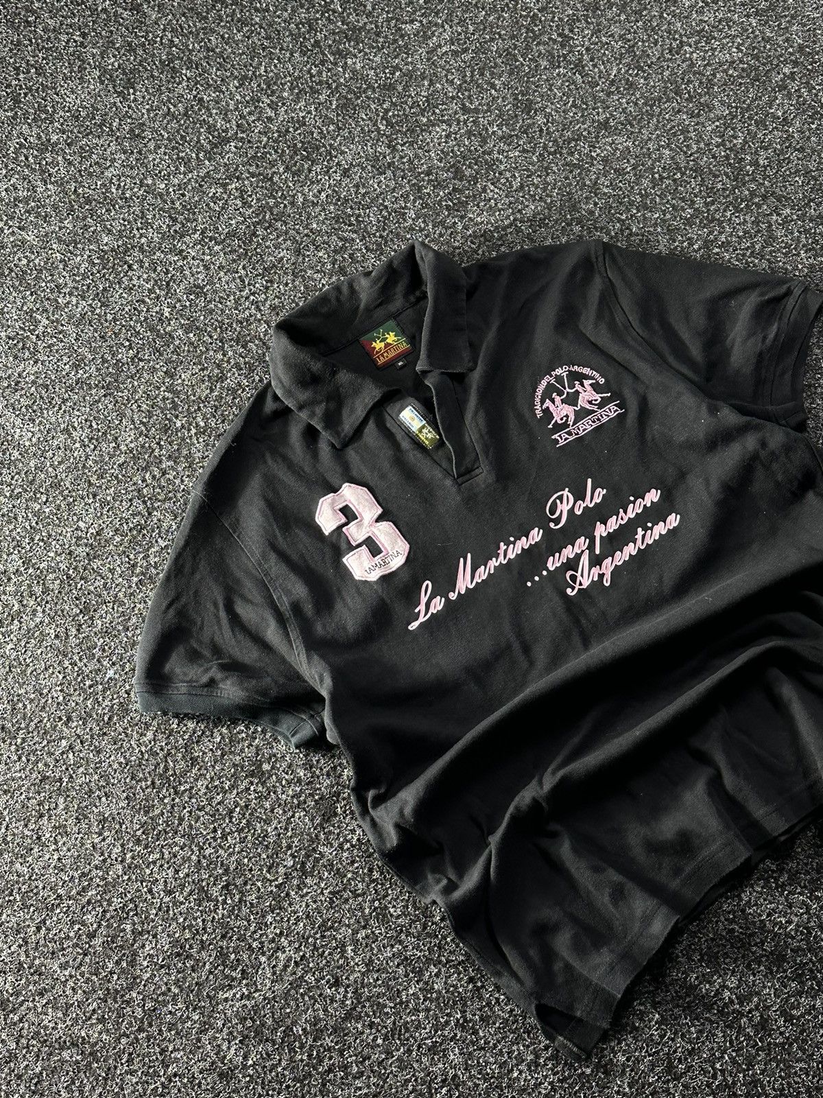 La Martina × Vintage 🚨VNTG LA MARTINA ARGENTINA BLACK POLO BIG LOGO CHIEF KEEF Size US XL / EU 56 / 4 - 2 Thumbnail