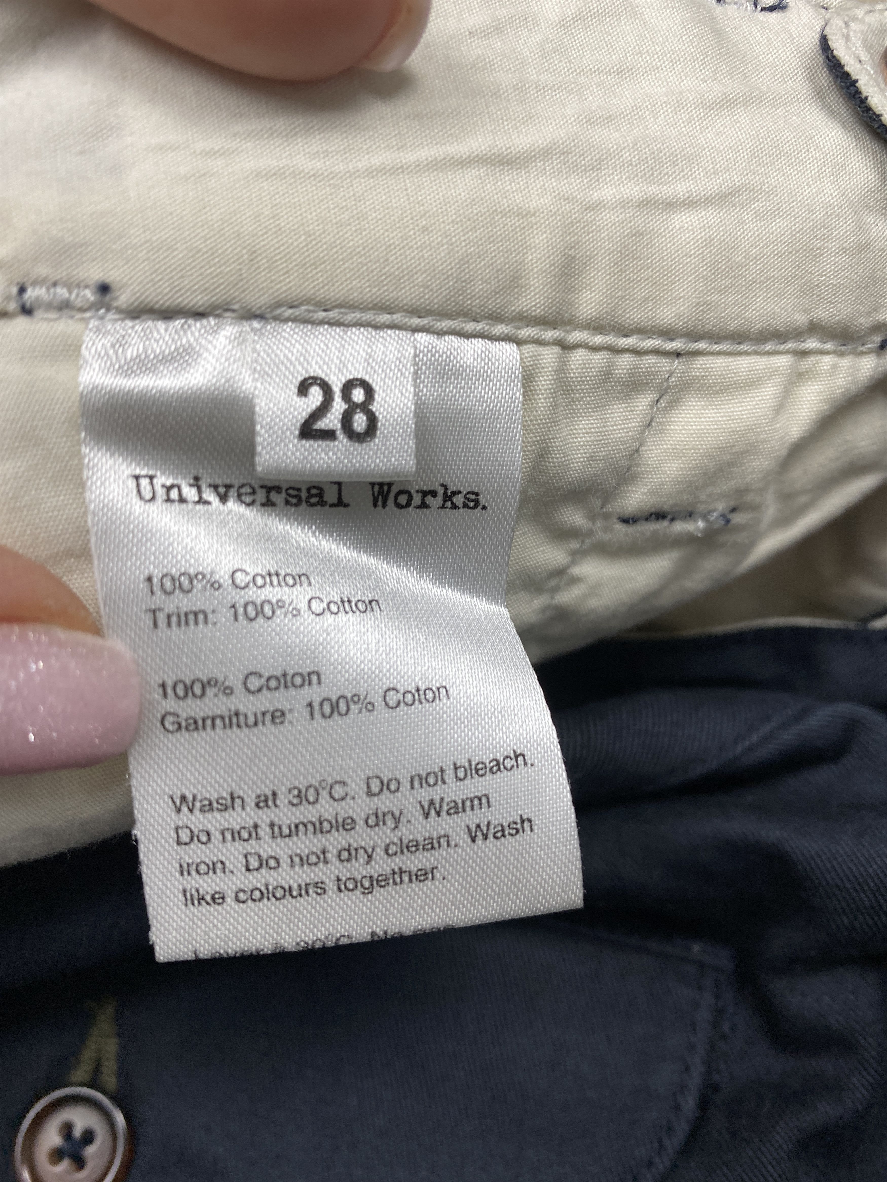 Universal Works × Vintage Universal Works Vintage Mens Chino Pants Size US 28 / EU 44 - 6 Thumbnail