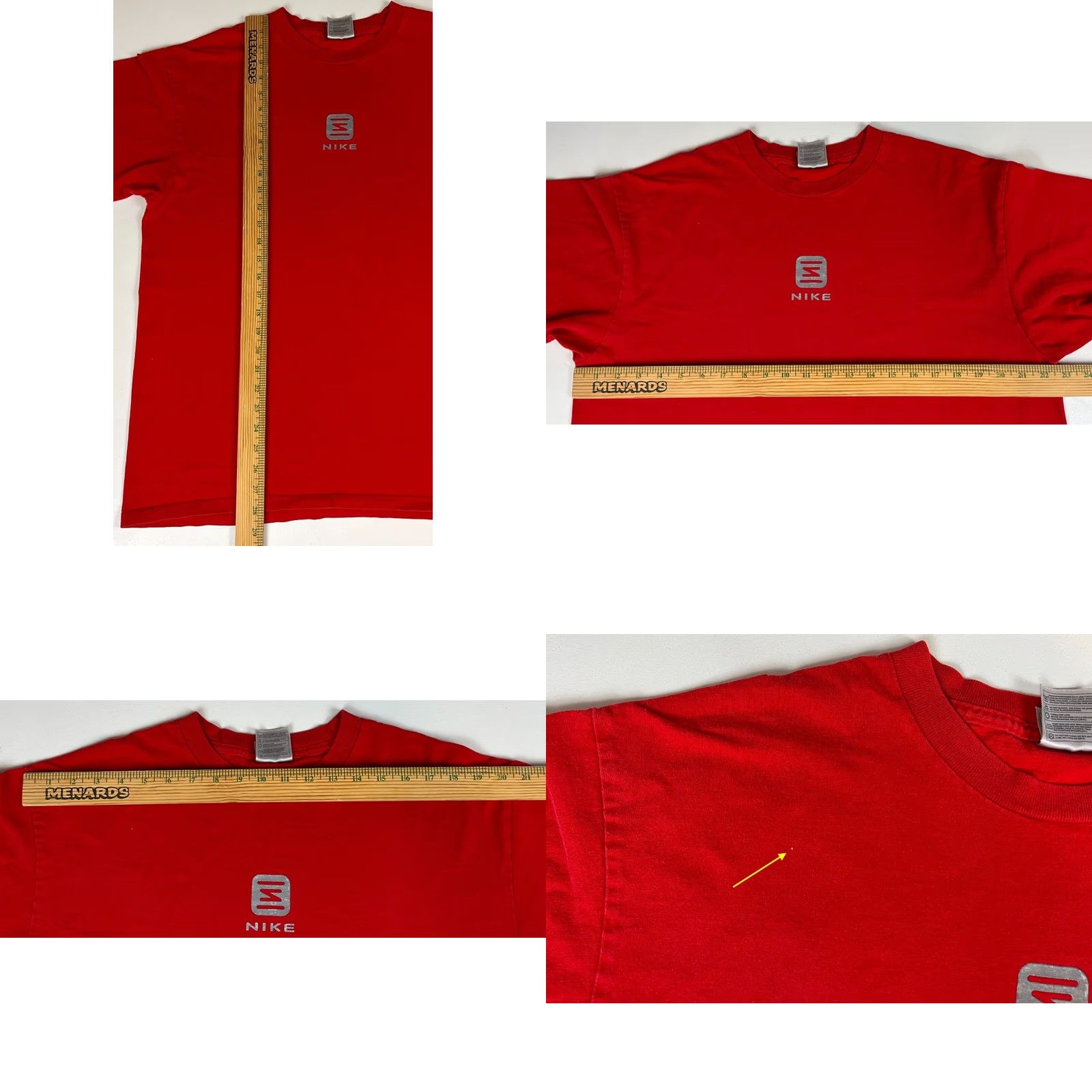 Nike VINTAGE Nike T-Shirt Men’s Red 2000s Short Sleeve Crew Neck Made in USA Size L Size US L / EU 52-54 / 3 - 8 Thumbnail