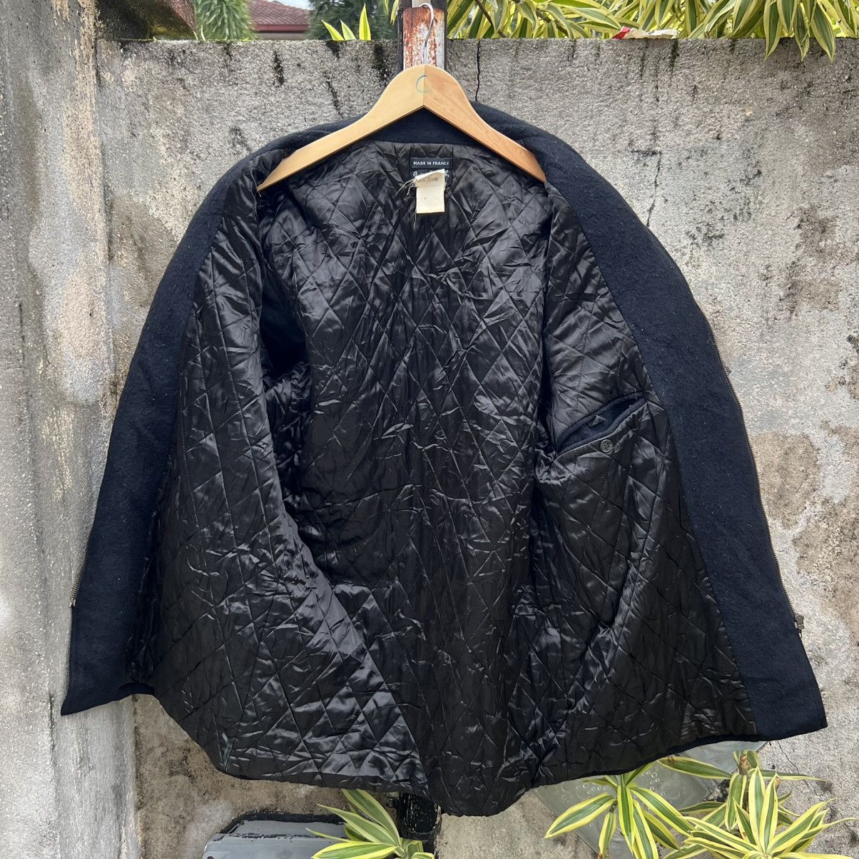 agnes b. “AGNES B.” ZIP UP BLACK WOOL JACKET Size US XL / EU 56 / 4 - 9 Thumbnail