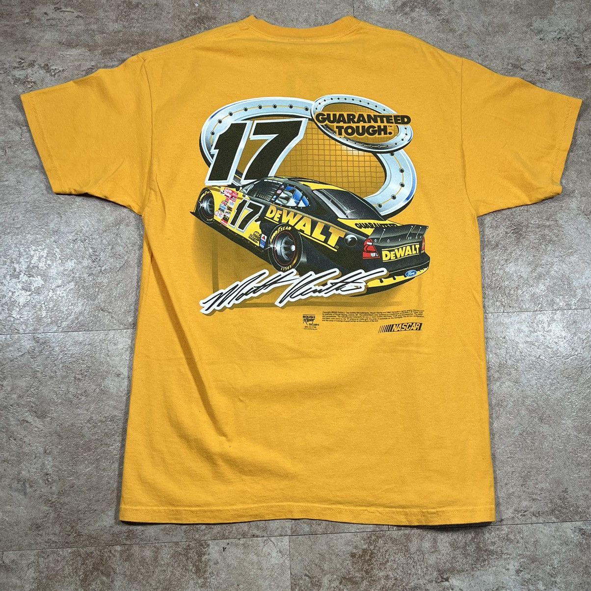 NASCAR × Vintage Vintage Matt Kenseth Yellow Y2K NASCAR DeWALT Racing Tee Size US L / EU 52-54 / 3 - 3 Thumbnail