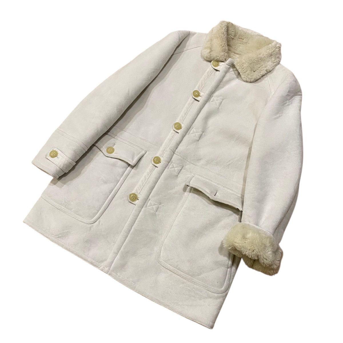 Burberry Rare!! Burberry Black Label shearling coat Size US M / EU 48-50 / 2 - 7 Thumbnail
