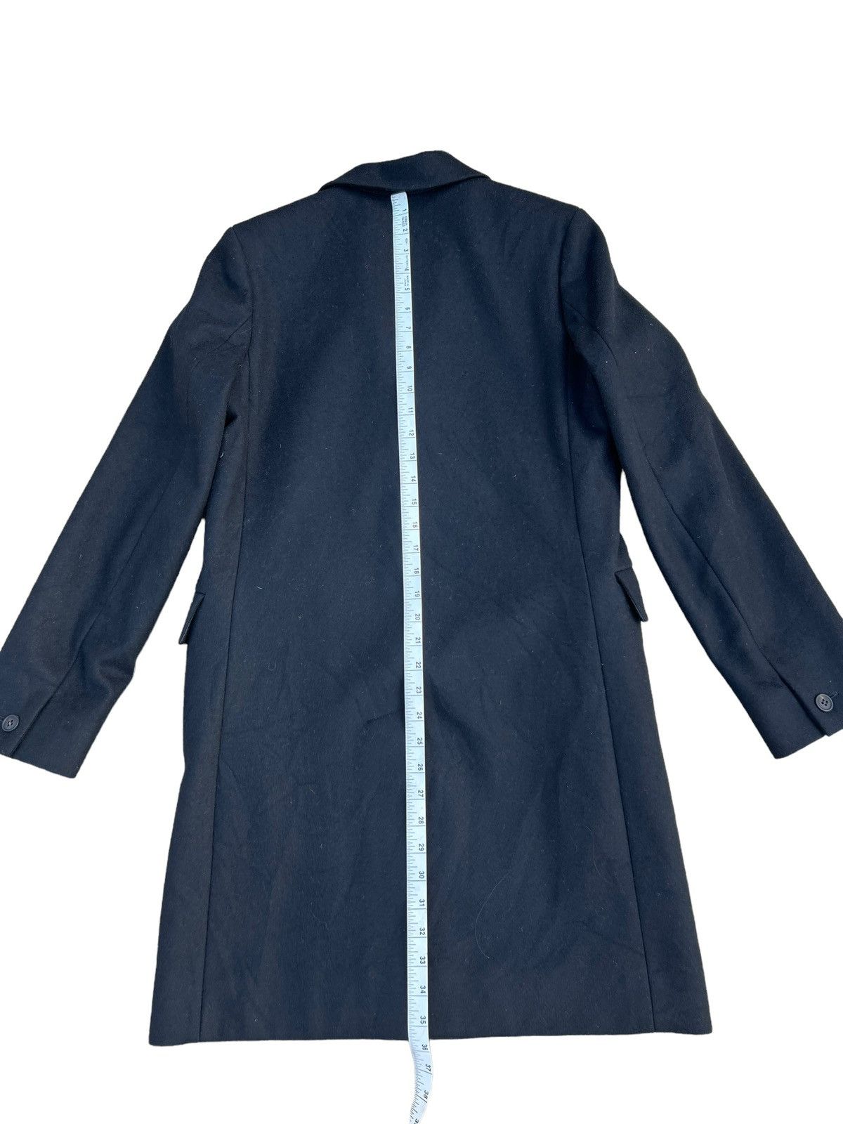 A.P.C. RARE! Archive 1998 A.P.C. France Black Wool Overcoat Jacket Size US S / EU 44-46 / 1 - 5 Thumbnail