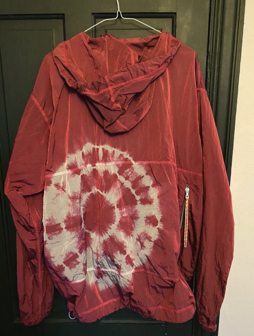 Aries ARIES pink/burgundy tie-die Windbreaker Jacket Size US M / EU 48-50 / 2 - 2 Thumbnail