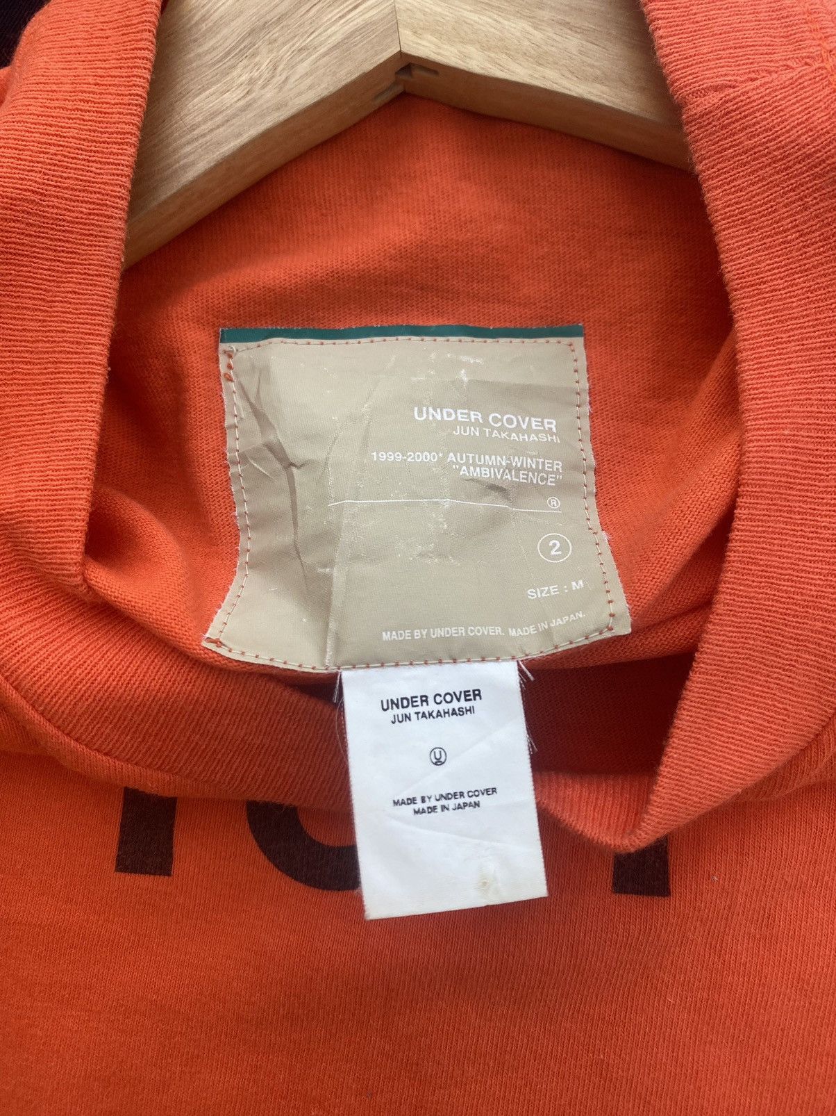 Undercover Rare Undercover 1999-2000 Autumn Winter Ten Tshirt Size US M / EU 48-50 / 2 - 11 Thumbnail