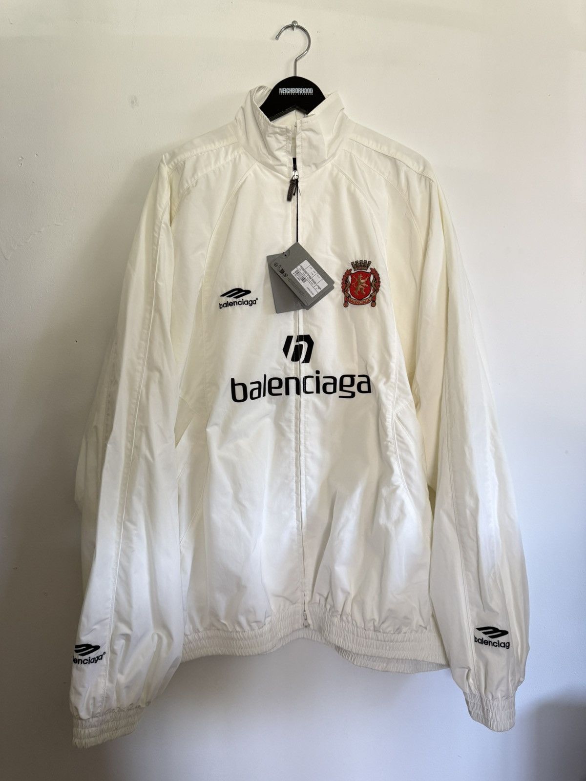 Balenciaga Soccer Zip Up Tracksuit Jacket | Grailed