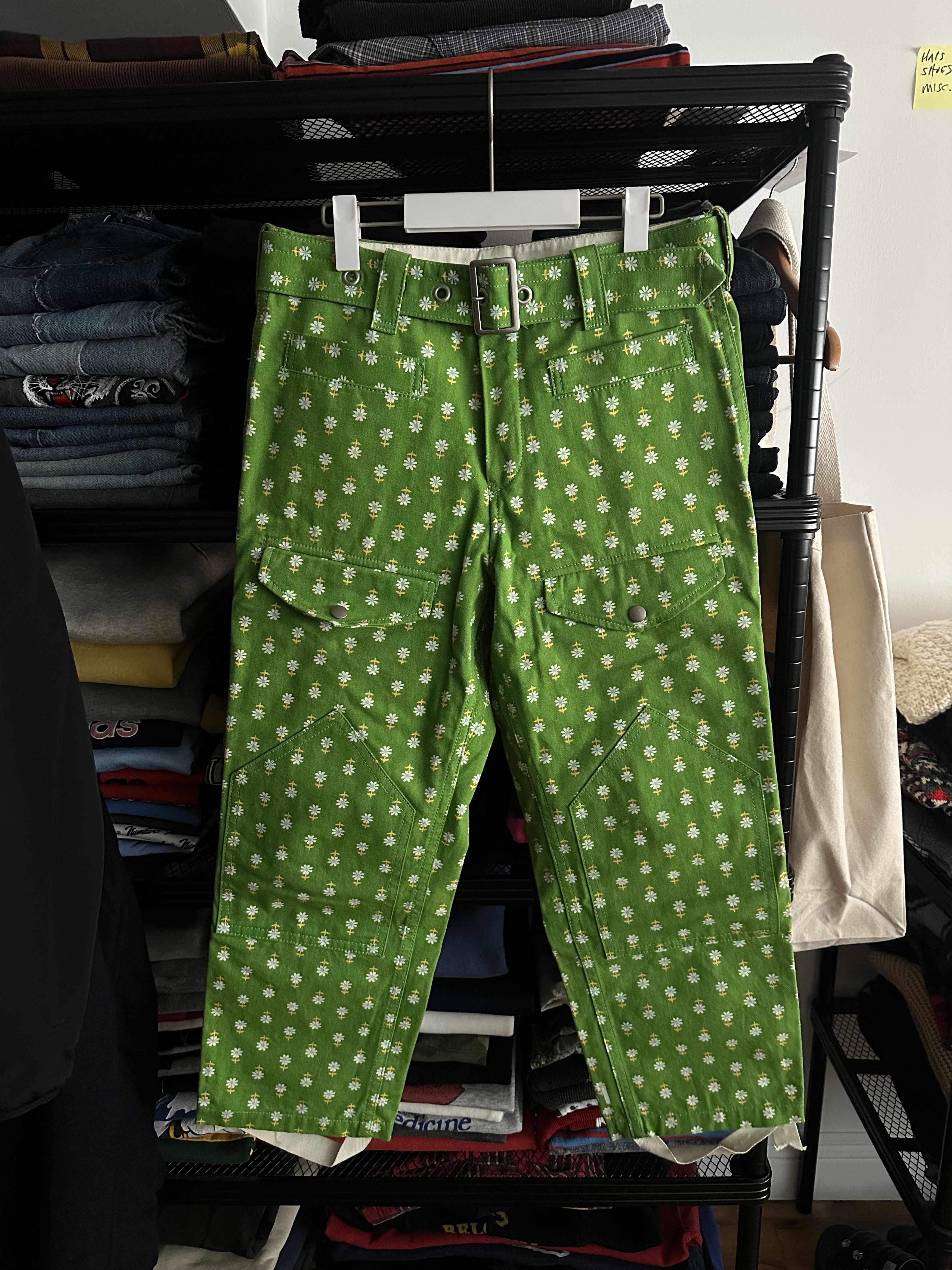 Junya Watanabe SS04 Floral Prisoner Pants Size US 30 / EU 46 - 1 Thumbnail