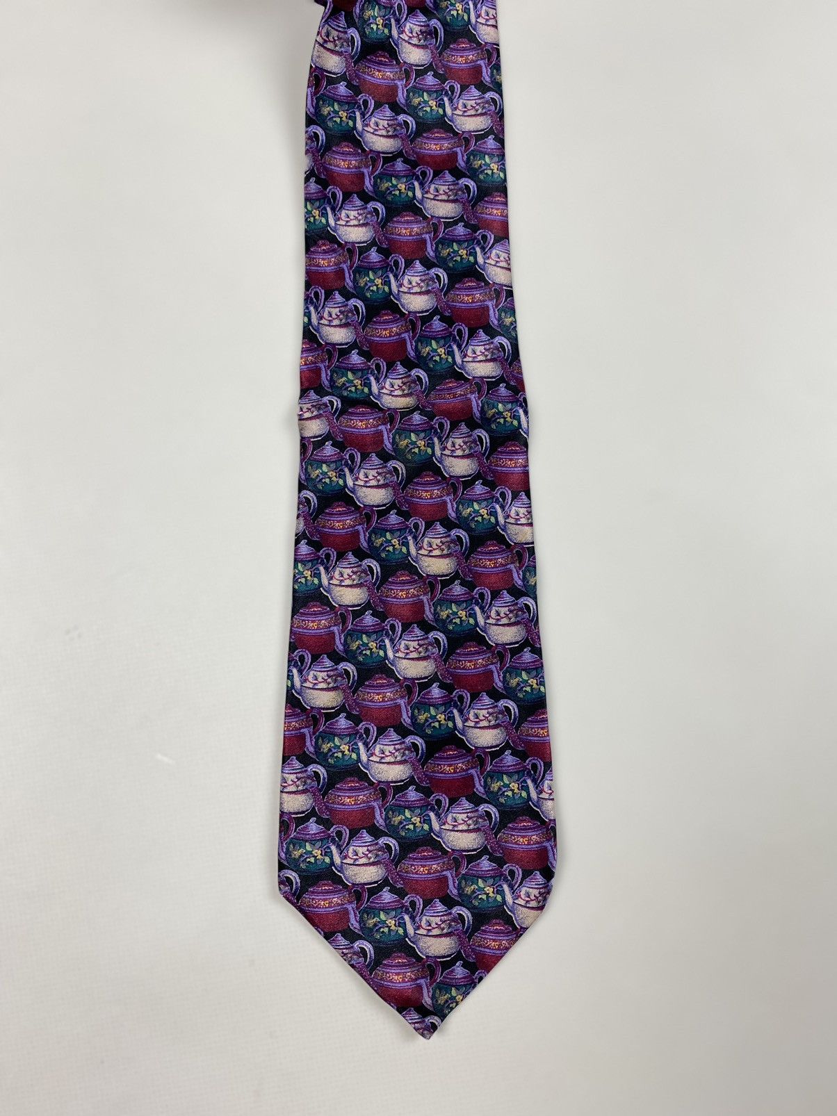 Lanvin × Vintage Lanvin Paris Vintage Patterned Silk Tie Size ONE SIZE - 11 Thumbnail