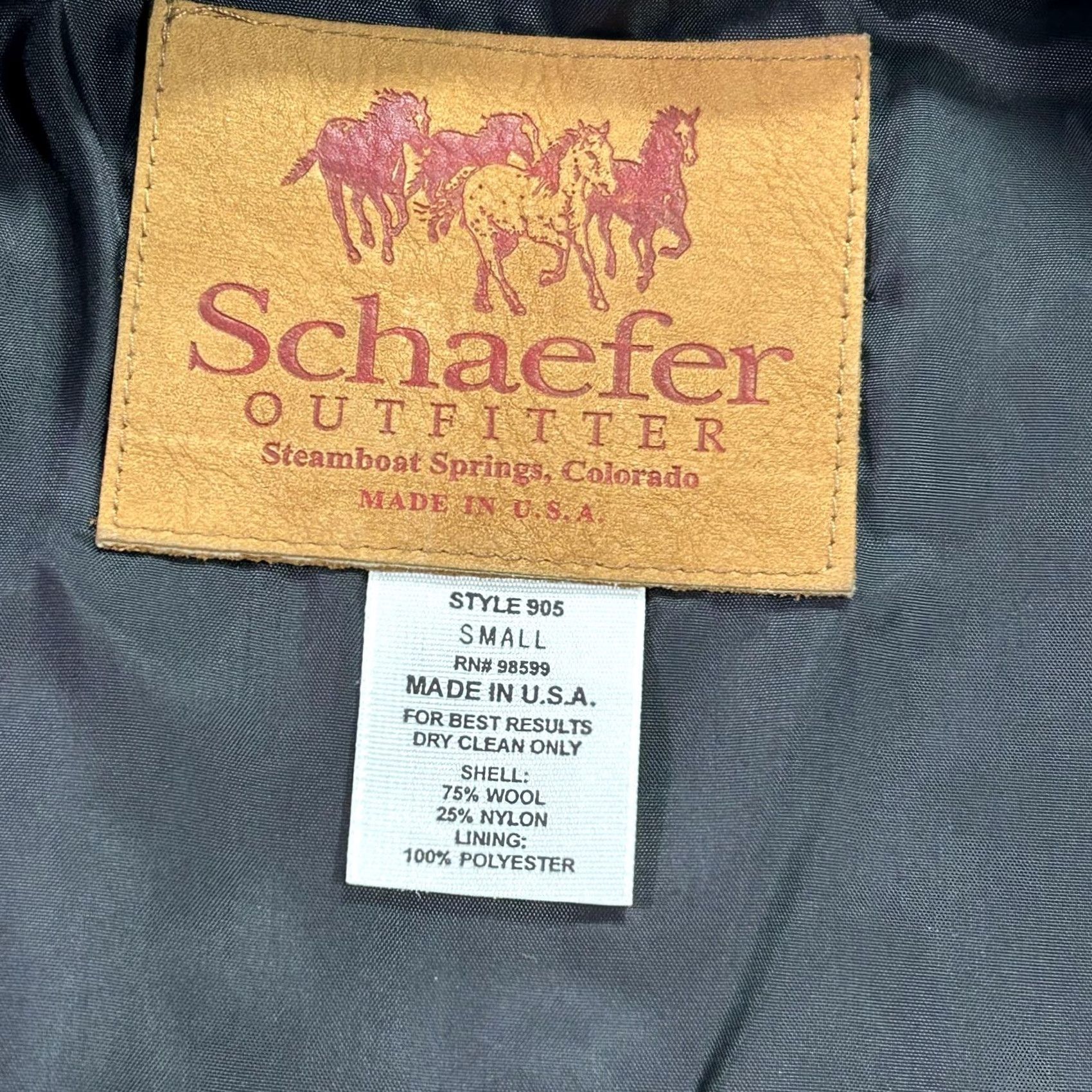 Vintage VINTAGE Schaefer Outfitter Vest Womens Small Red Wool Lined Full Zip Western USA Ranch Size S / US 4 / IT 40 - 4 Thumbnail