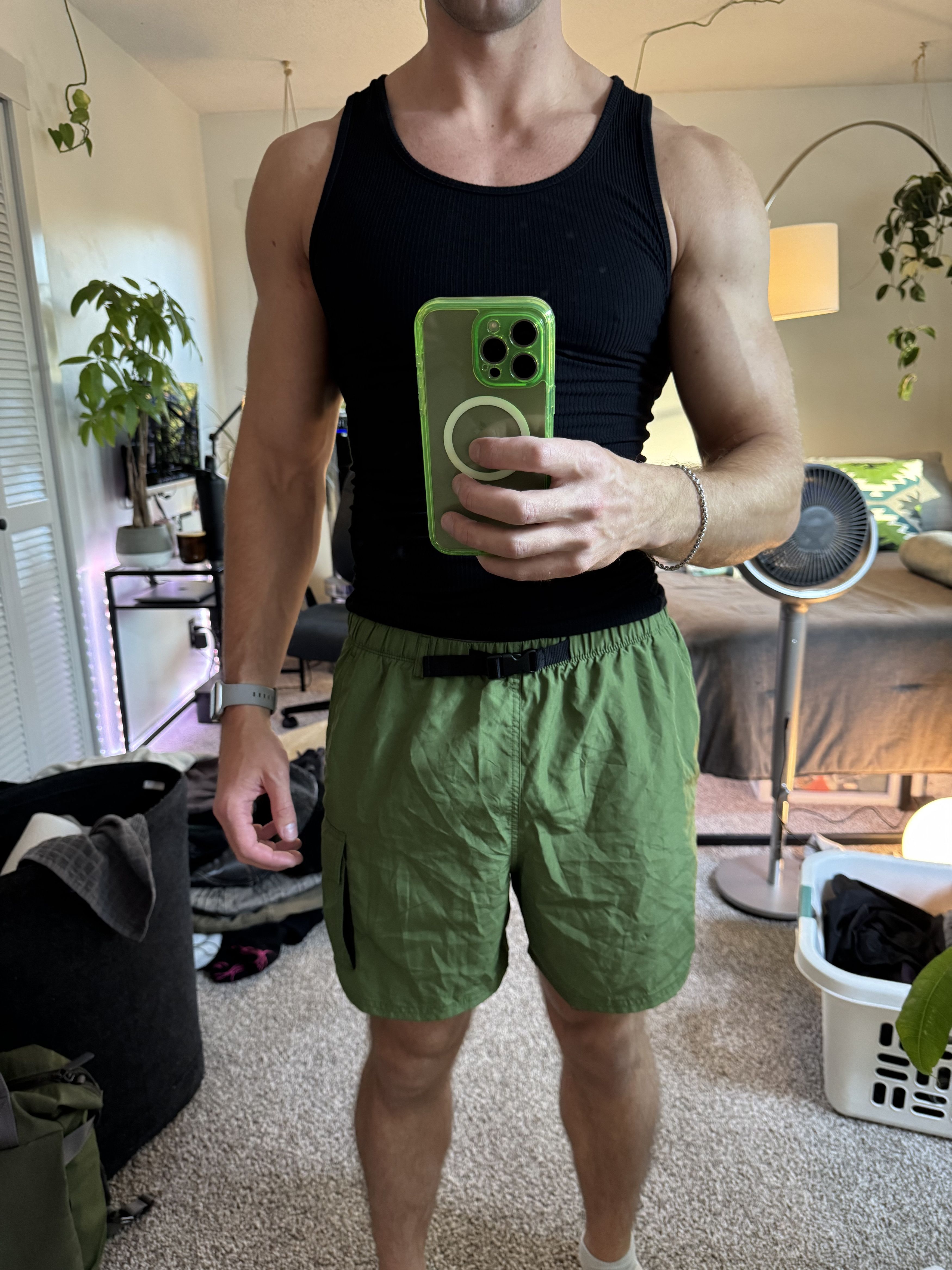 Nike Medium green nike shorts Size US 32 / EU 48 - 4 Thumbnail