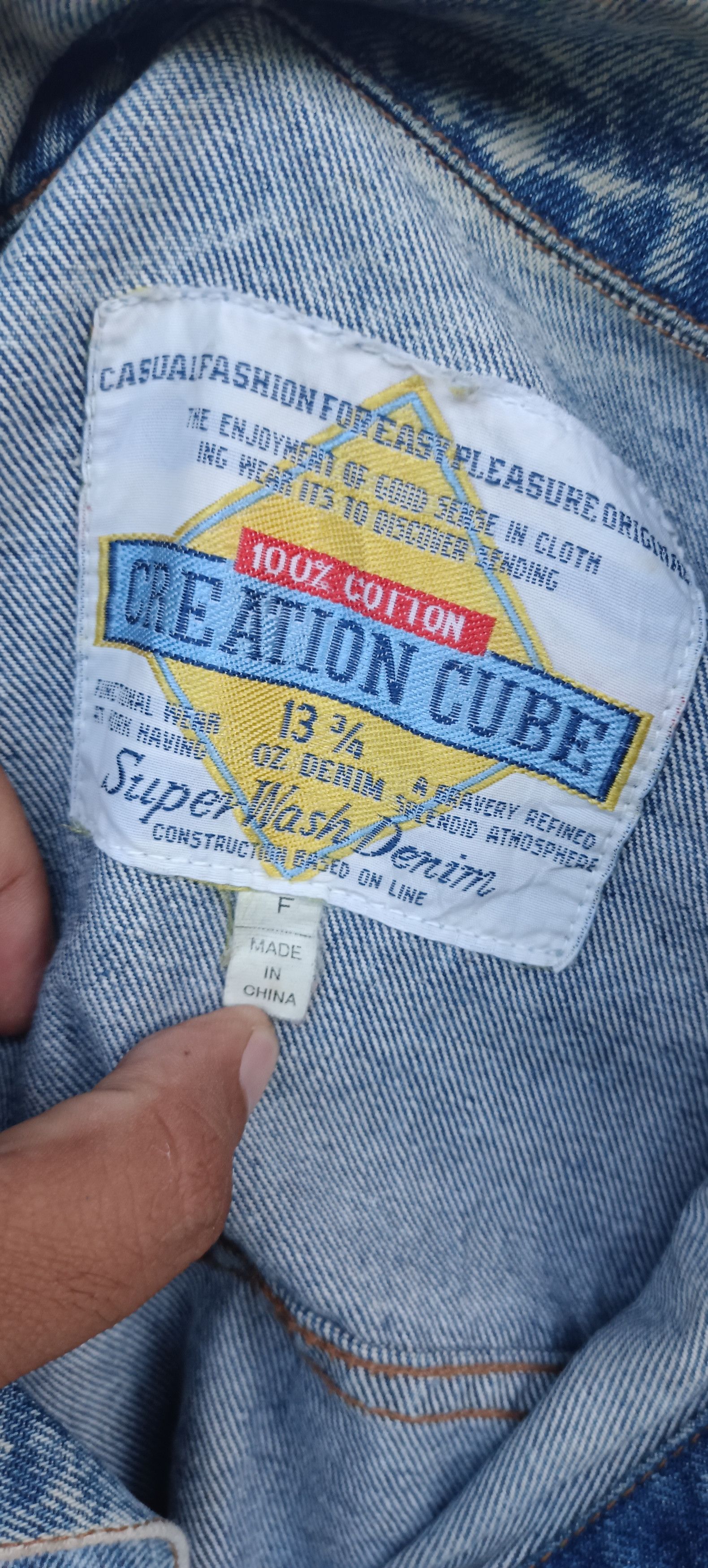 Japanese Brand × Vintage Accept offer🔥🔥Vintage Creation Cube Superwash Denim Size US M / EU 48-50 / 2 - 10 Thumbnail