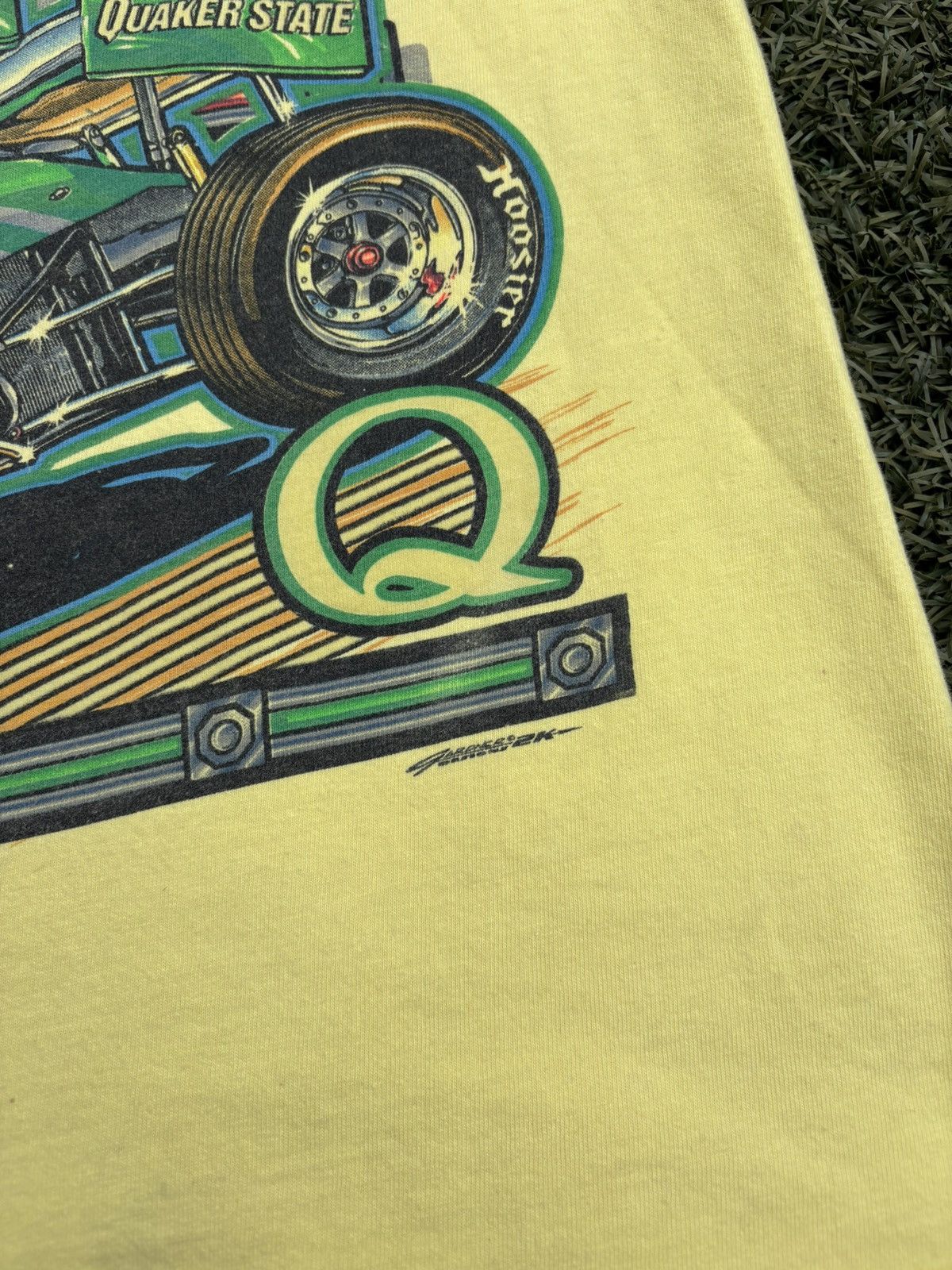 Other Vintage Steve Kinser sprint car racing t shirt Size US L / EU 52-54 / 3 - 3 Thumbnail