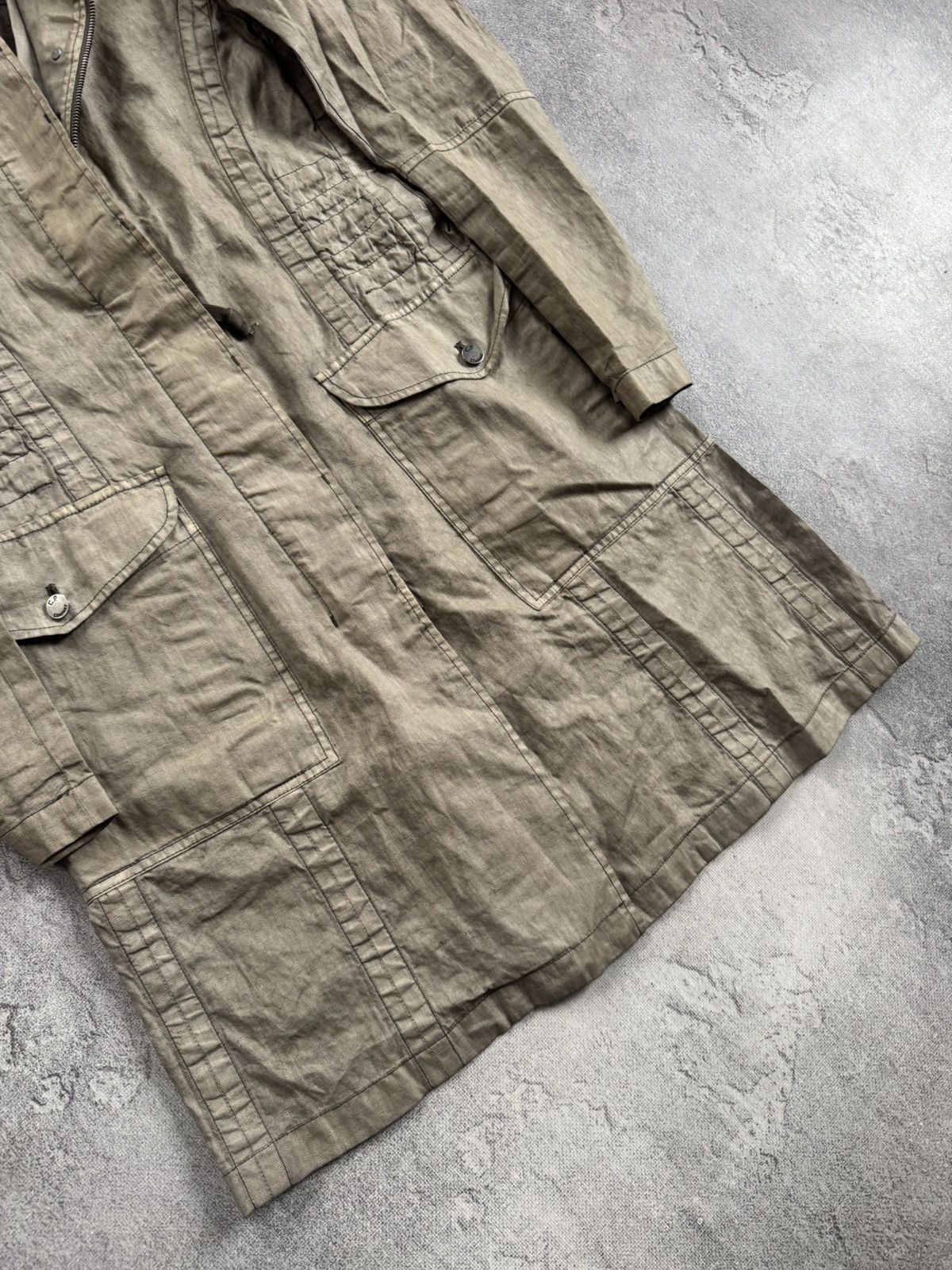 C.P. Company C.P. Company 40size SS04 vintage retro linen jacket coat Size S / US 4 / IT 40 - 4 Thumbnail