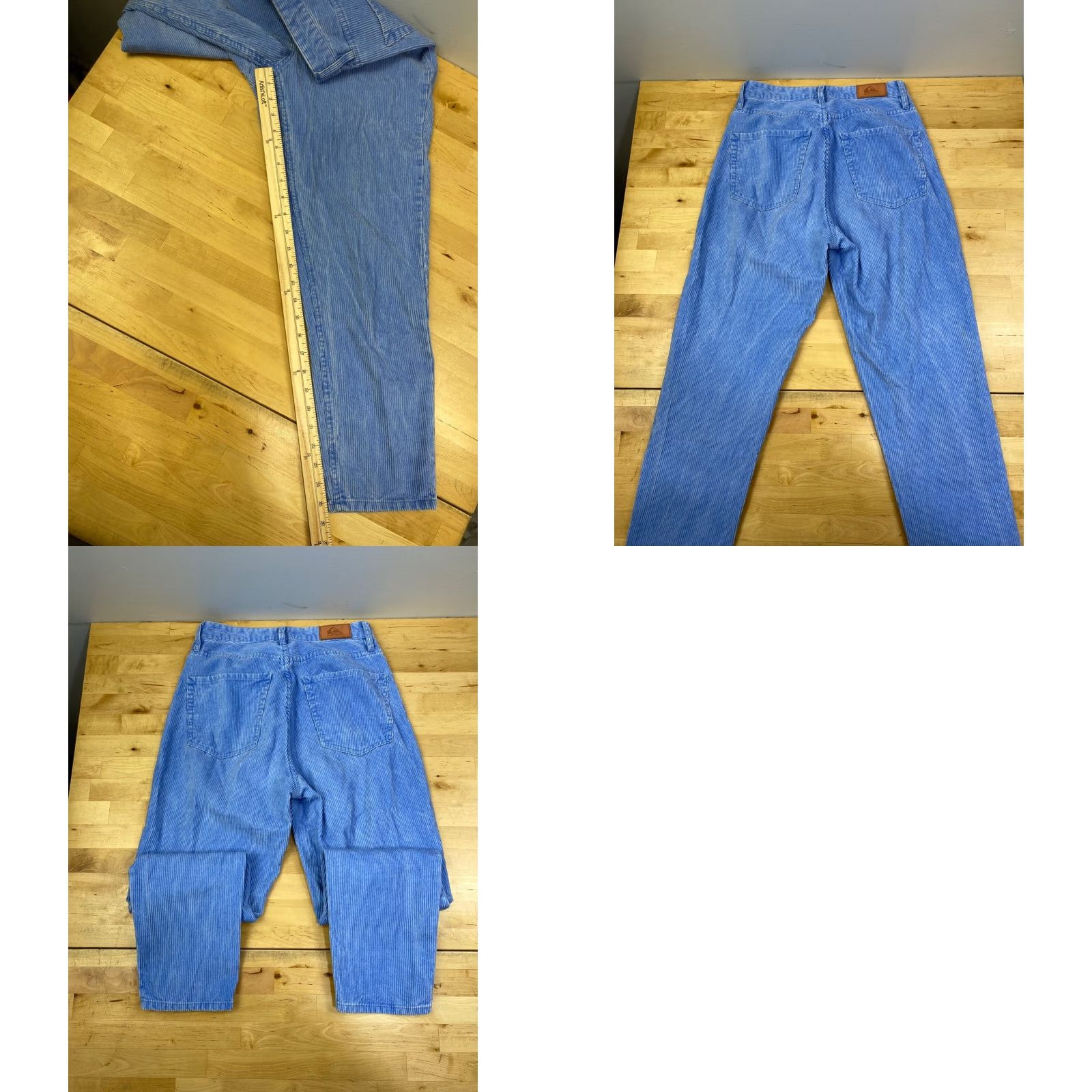 Quiksilver Quiksilver Pants Womens 26 Blue Corduroy Casual Regular Straight Ankle 80s Beach Retro Pockets Size 26" / US 2 / IT 38 - 8 Thumbnail
