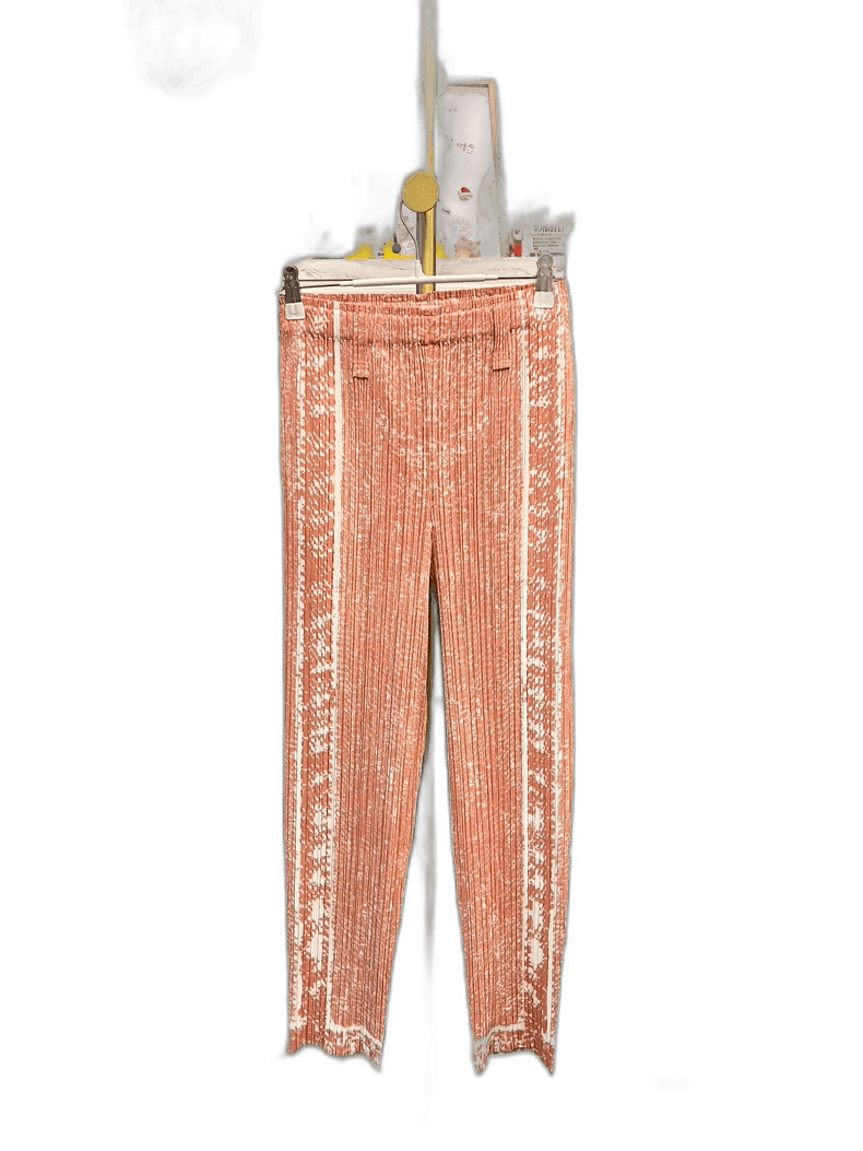 Issey Miyake Issey Miyake Straight-Leg Jeans with Floral Design-yf Size US 26 / EU 42 - 1 Thumbnail