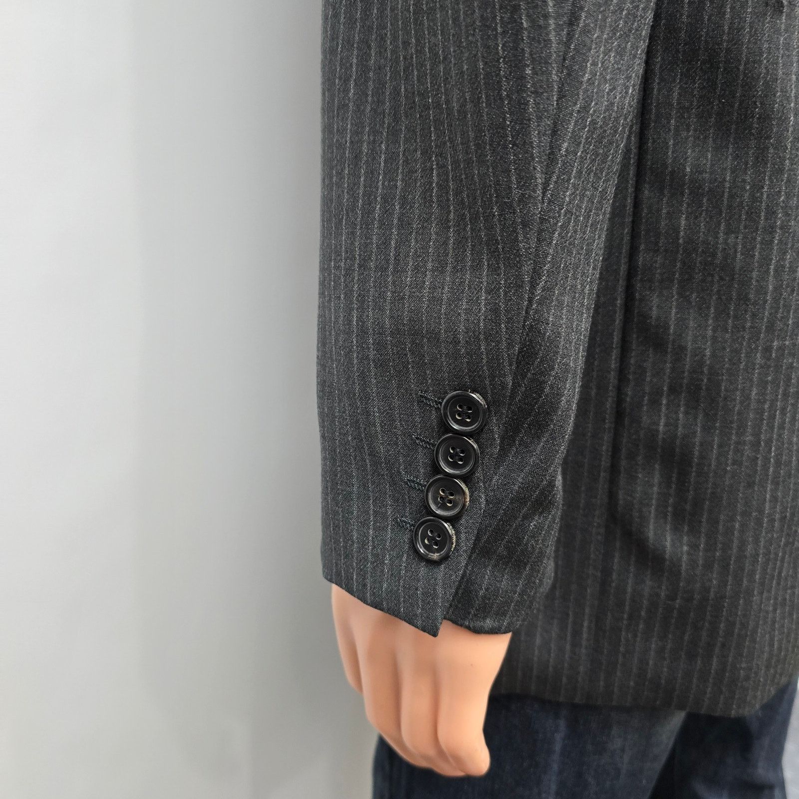 Hugo Boss × Vintage Hugo Boss Einstein Sigma Blazer Jacket Sport Coat 40R Stripe Size 40R - 6 Thumbnail