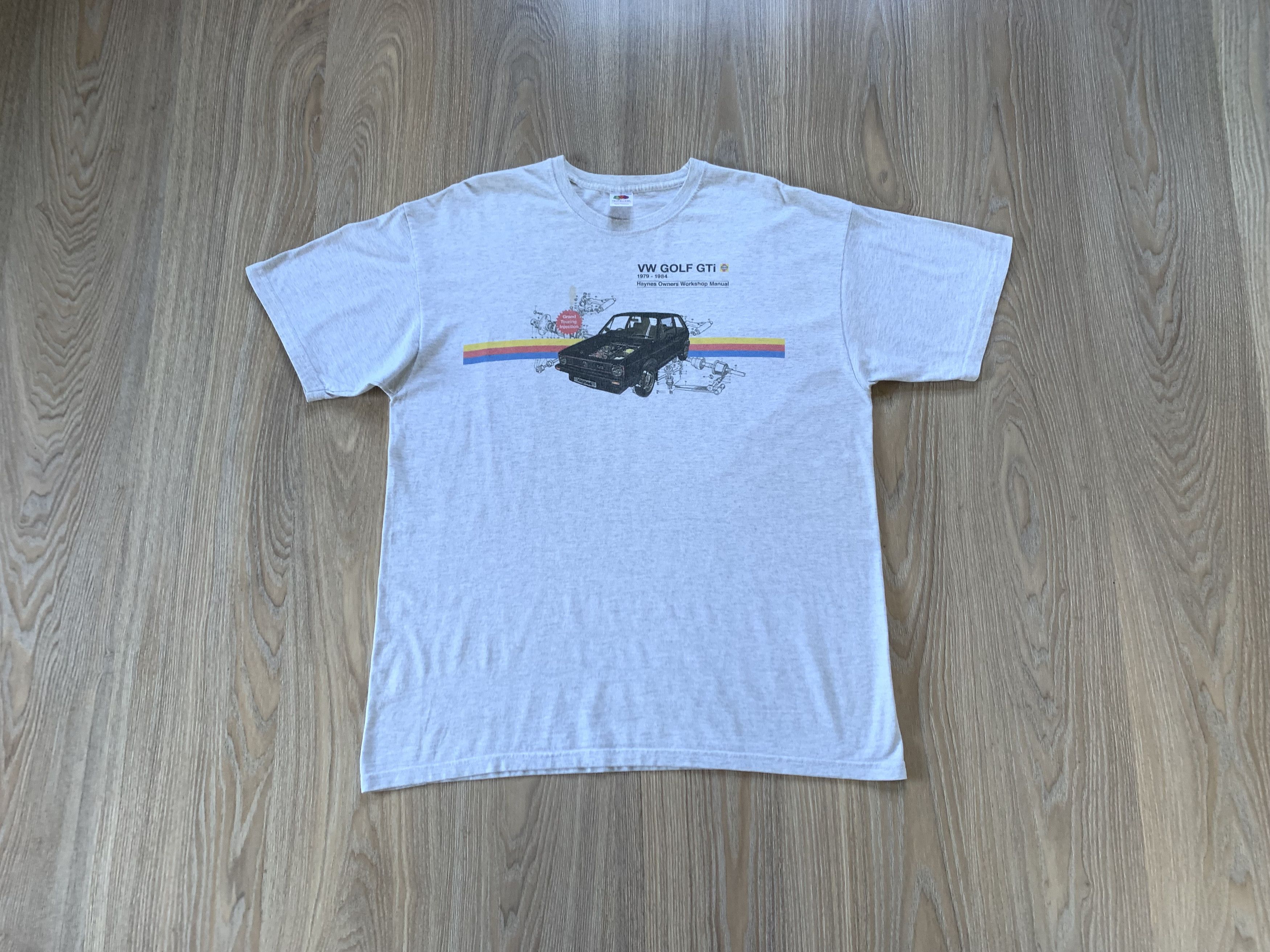 Fruit Of The Loom Rare Volkswagen Golf GTI Racing T-Shirt Vintage Size US XL / EU 56 / 4 - 9 Thumbnail