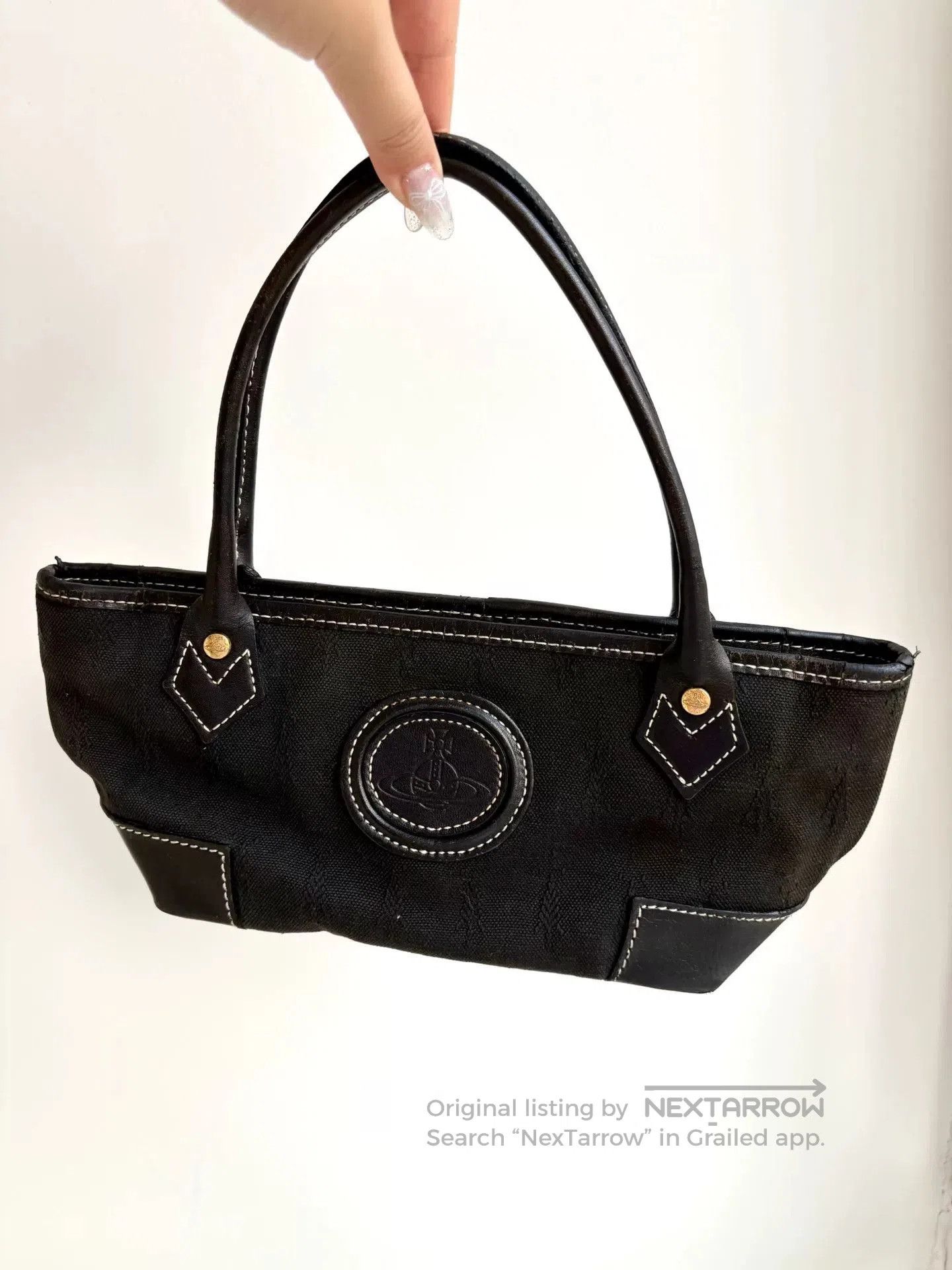 Vivienne Westwood Vivienne Westwood Vintage Saturn Logo Handbag. Size ONE SIZE - 1 Thumbnail