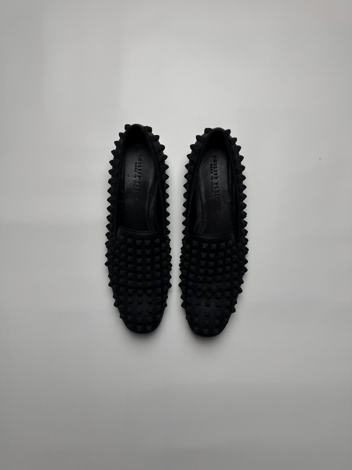 Philipp Plein Philipp Plein Spiked Studded Loafers - Black Matte Size US 8.5 / EU 41-42 - 13 Thumbnail