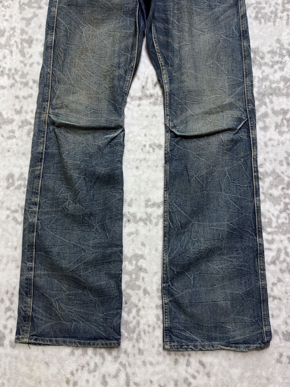 Hysteric Glamour Vintage Jack Serika Y2K Wing Graphic Boot Cut Jeans Size US 31 - 6 Thumbnail