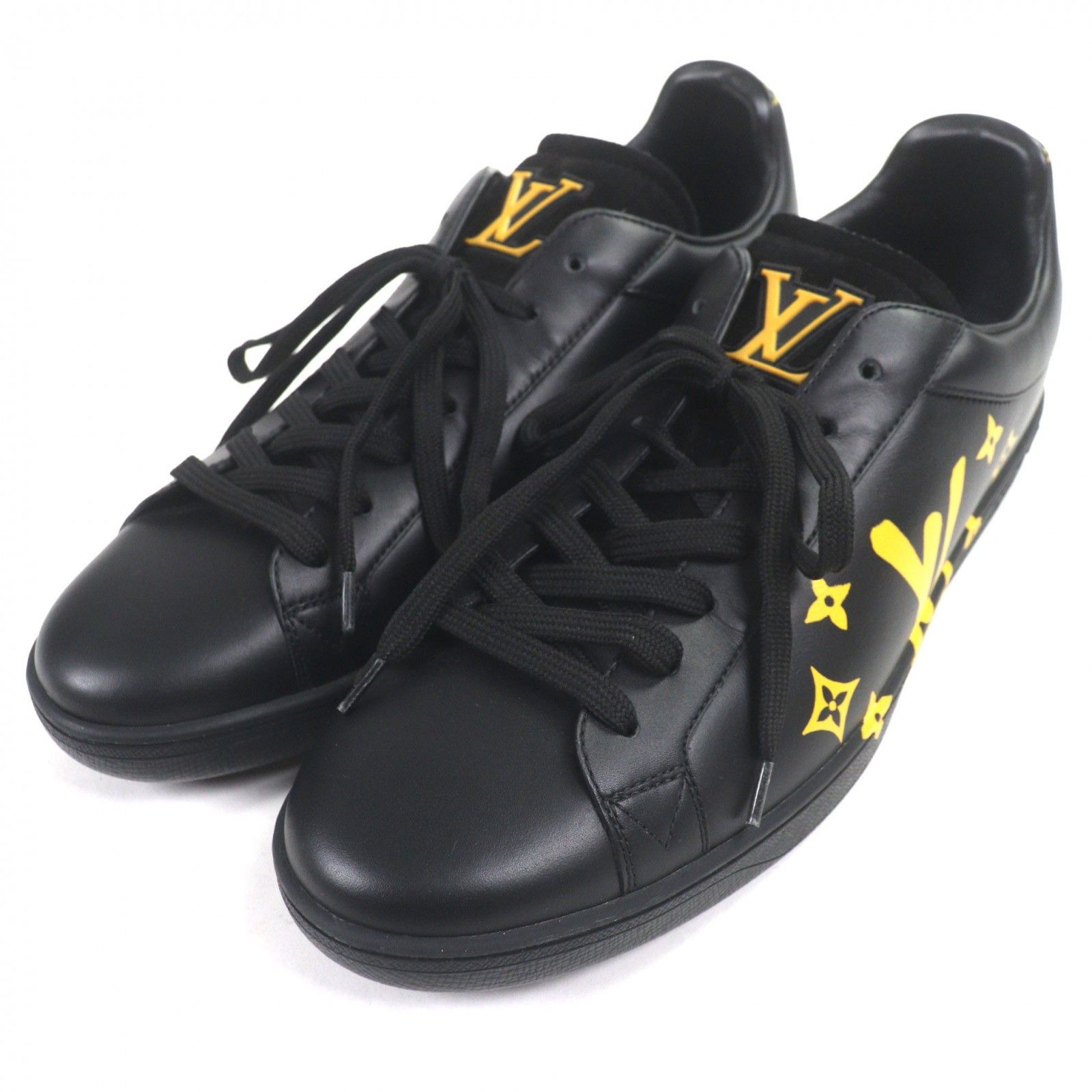 Louis Vuitton Louis Vuitton Luxembourg Leather Sneakers Leather Shoes 1A9JD4 DUTY FREE for USA