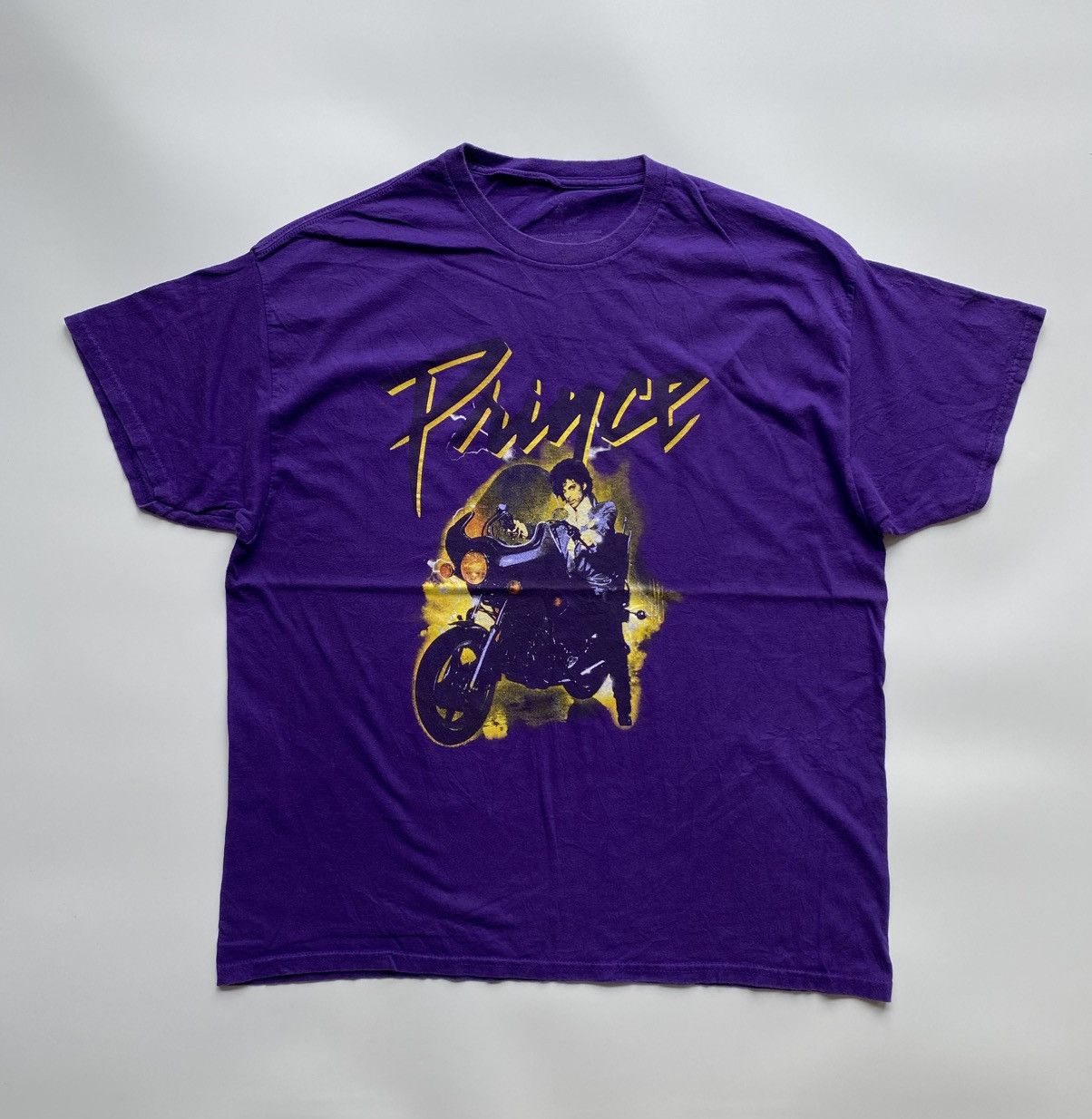Band Tees prince men's motorcycle rain tee Size US XL / EU 56 / 4 - 1 Thumbnail