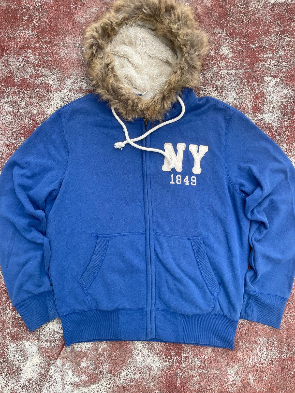 Who A.U. Y2k WHO A.U california 1849 fur hoodie i6w9 igb style Size US L / EU 52-54 / 3 - 2 Thumbnail